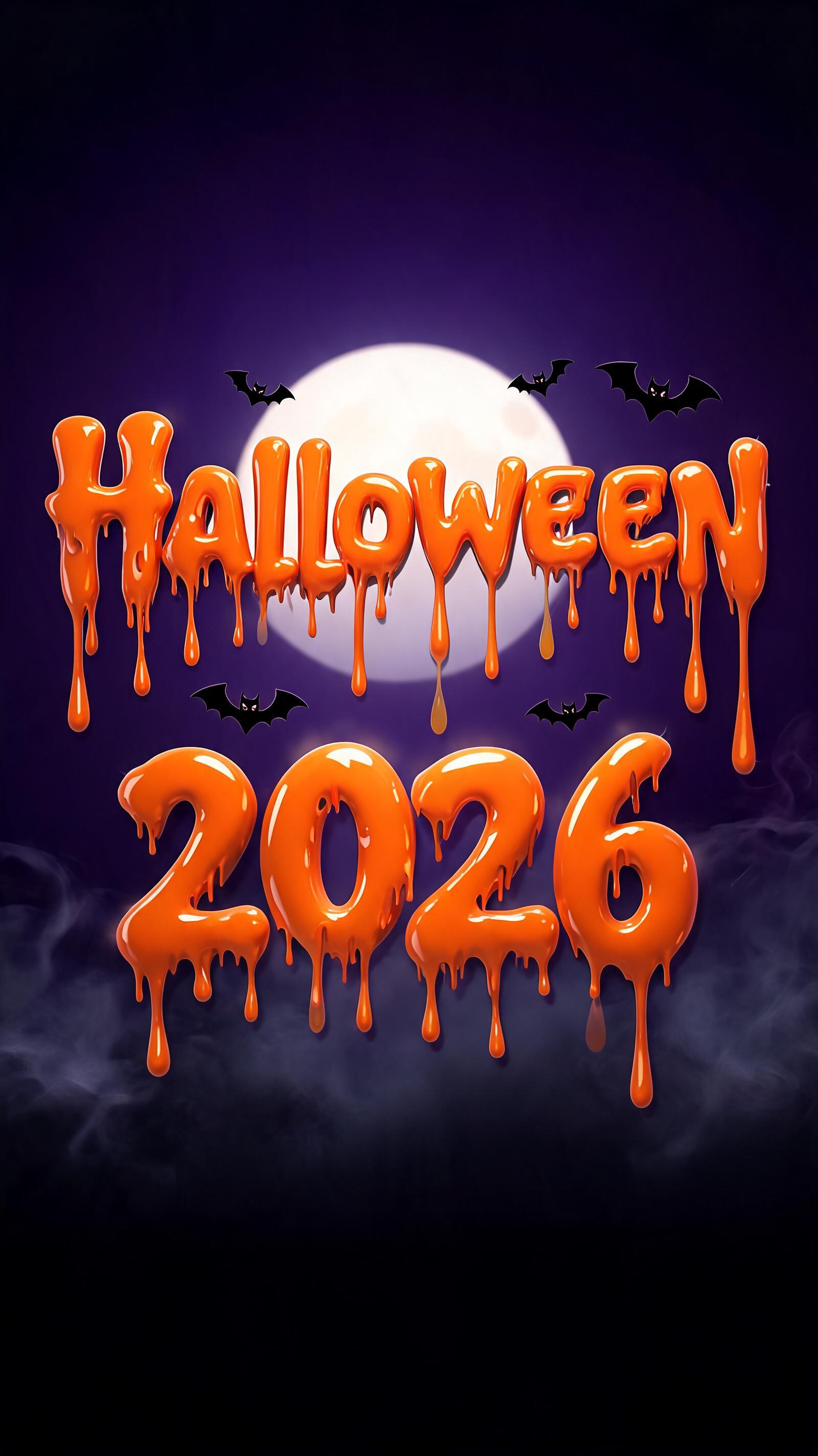 "Halloween 2026" — Drip Font | AI Text Effect Generator