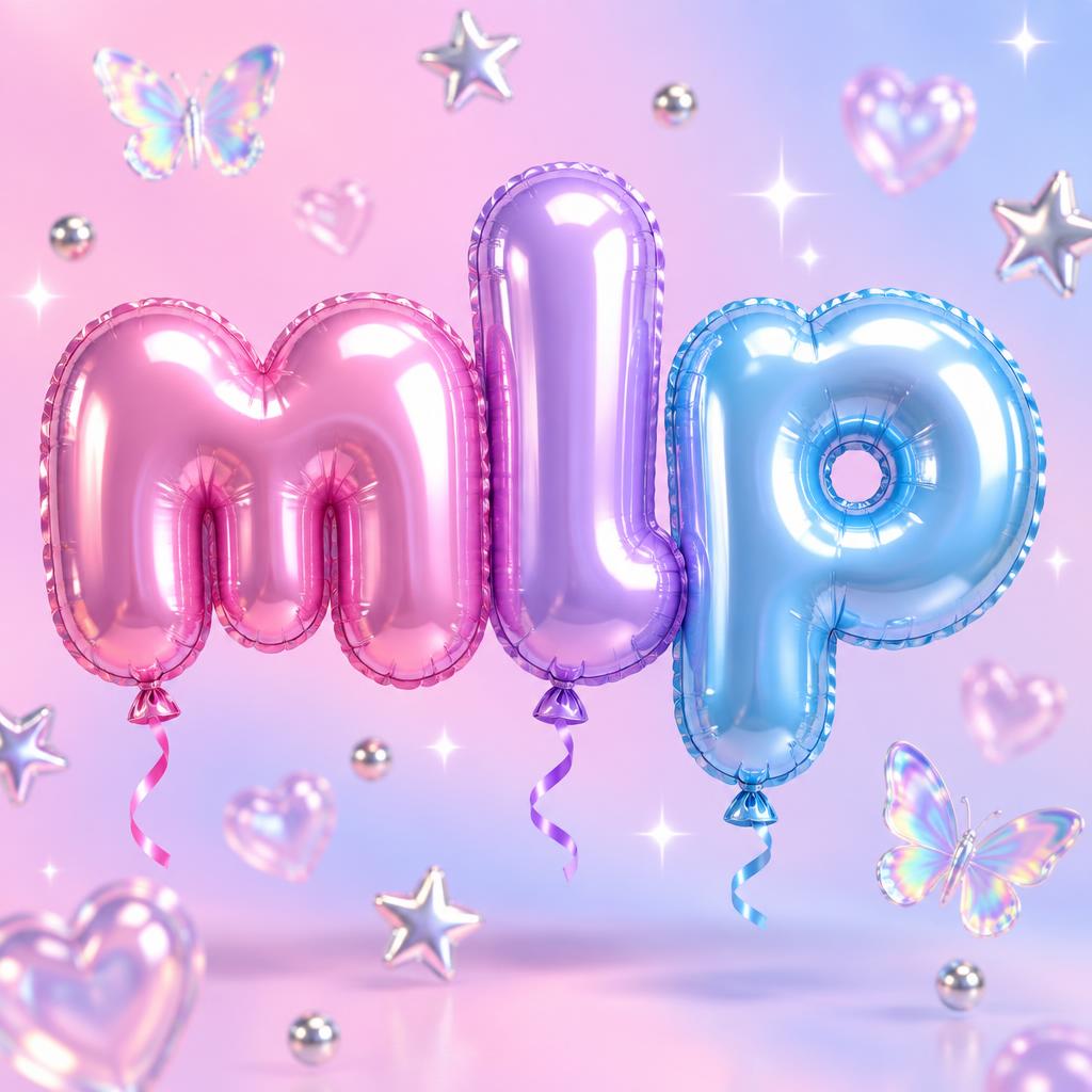 "mlp" — Y2k Bubbly | AI Text Effect Generator