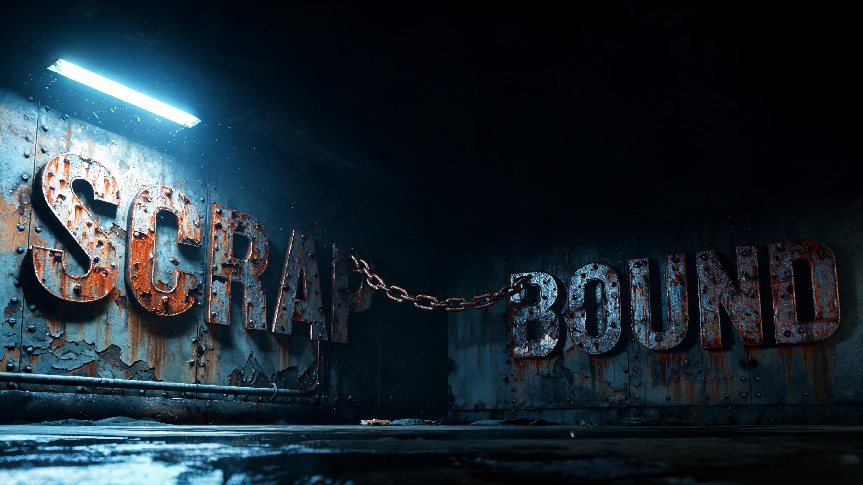 "Scrap - Bound" — Cinematic Horror | AI Text Effect Generator