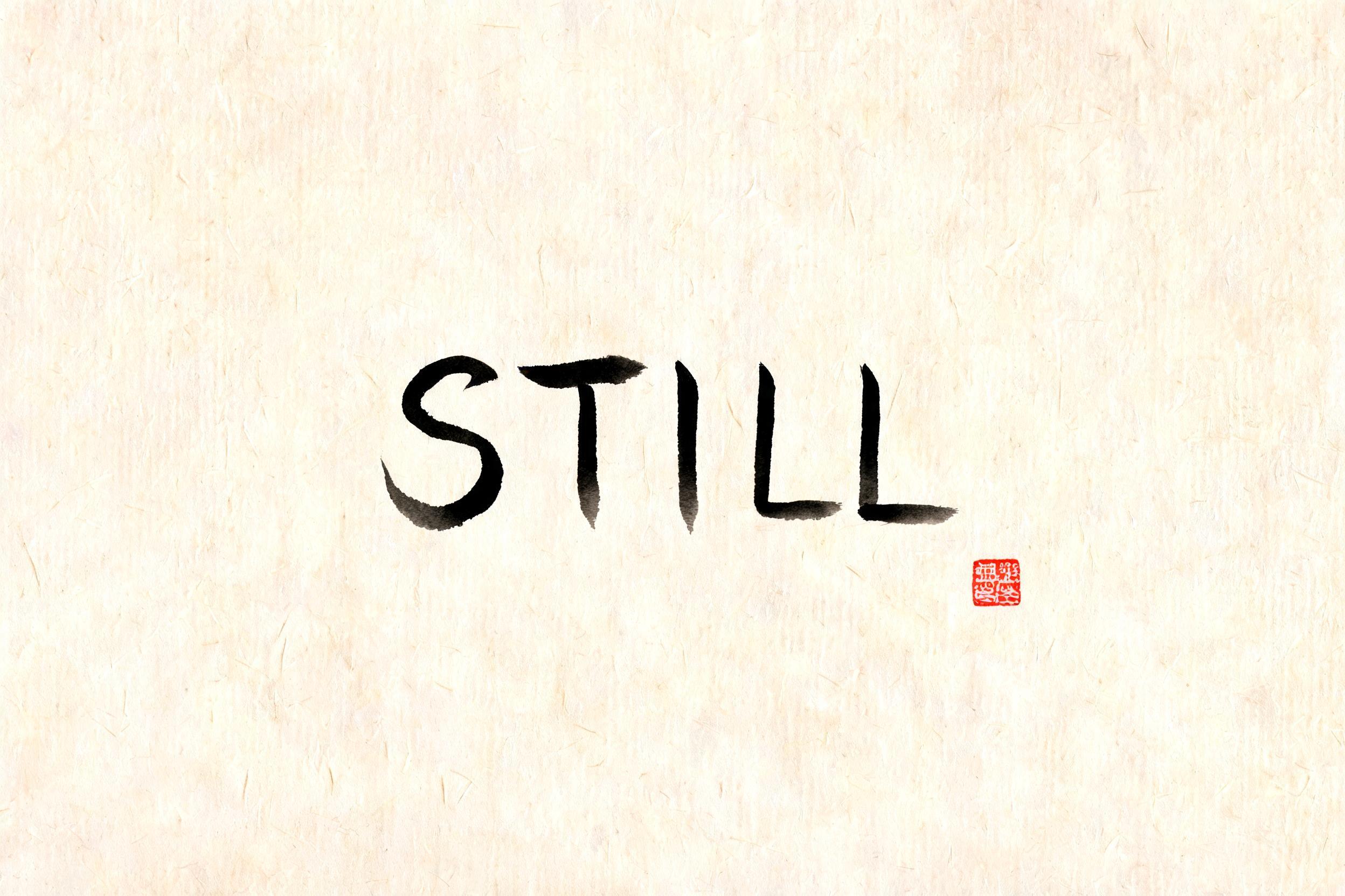 "STILL" — Brush Japanese Ink | AI Text Effect Generator