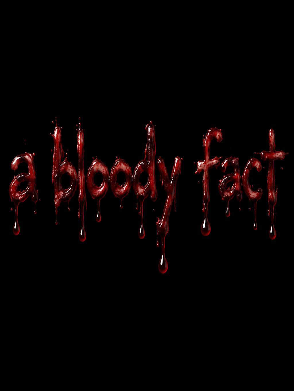 "a bloody fact" — Drip Font Blood | AI Text Effect Generator