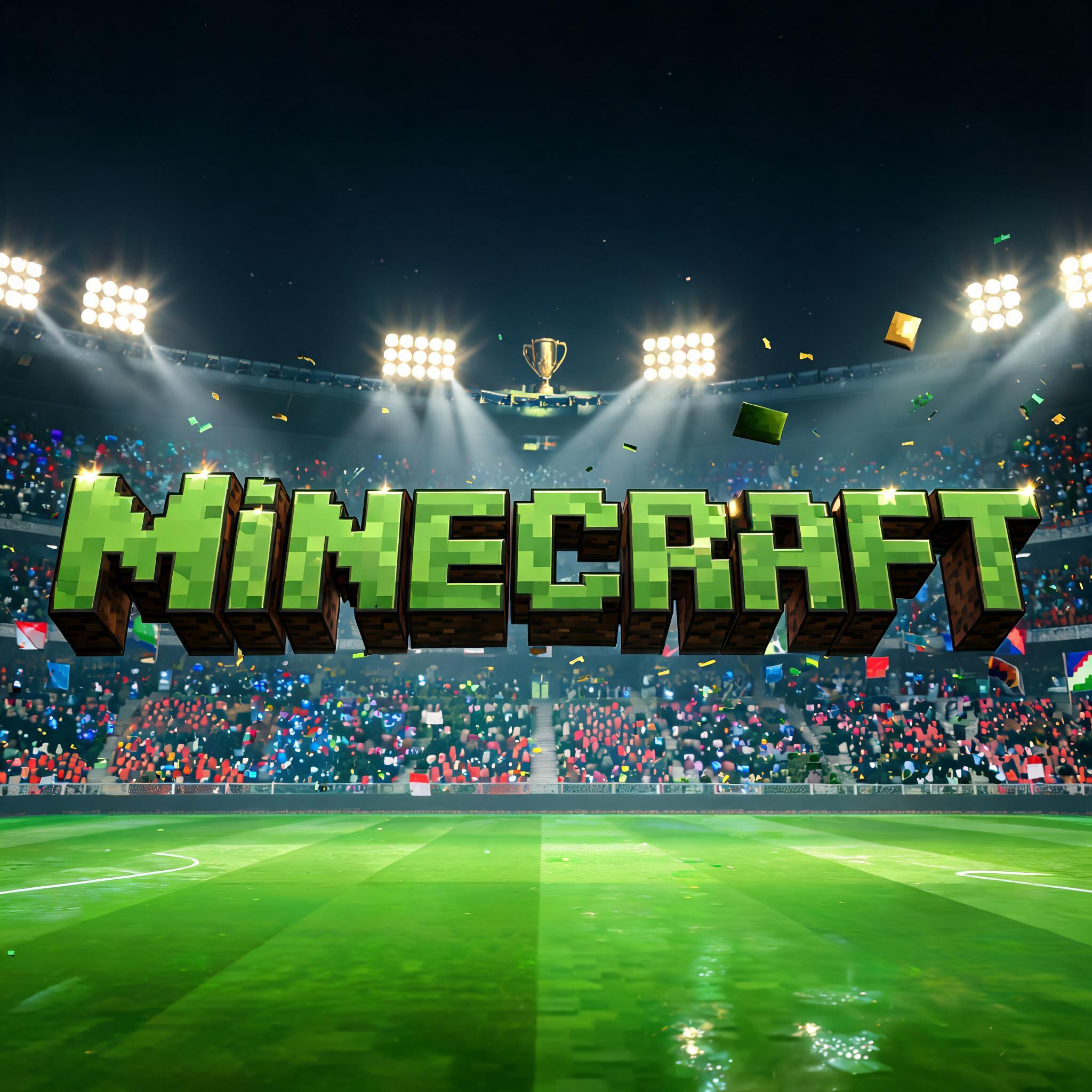 "Minecraft" — Sports Football | AI Text Effect Generator