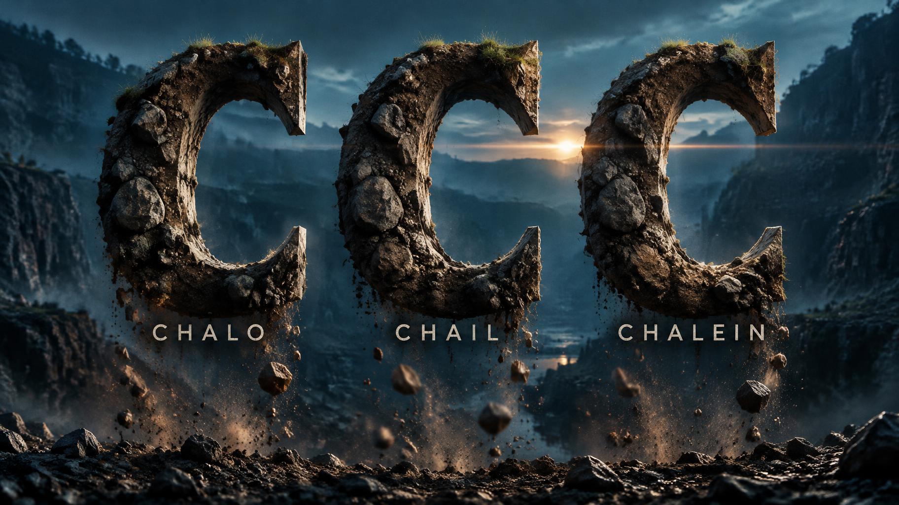 "CCC
CHALO
CHAIL
CHALEIN" — Cinematic Netflix | AI Text Effect Generator