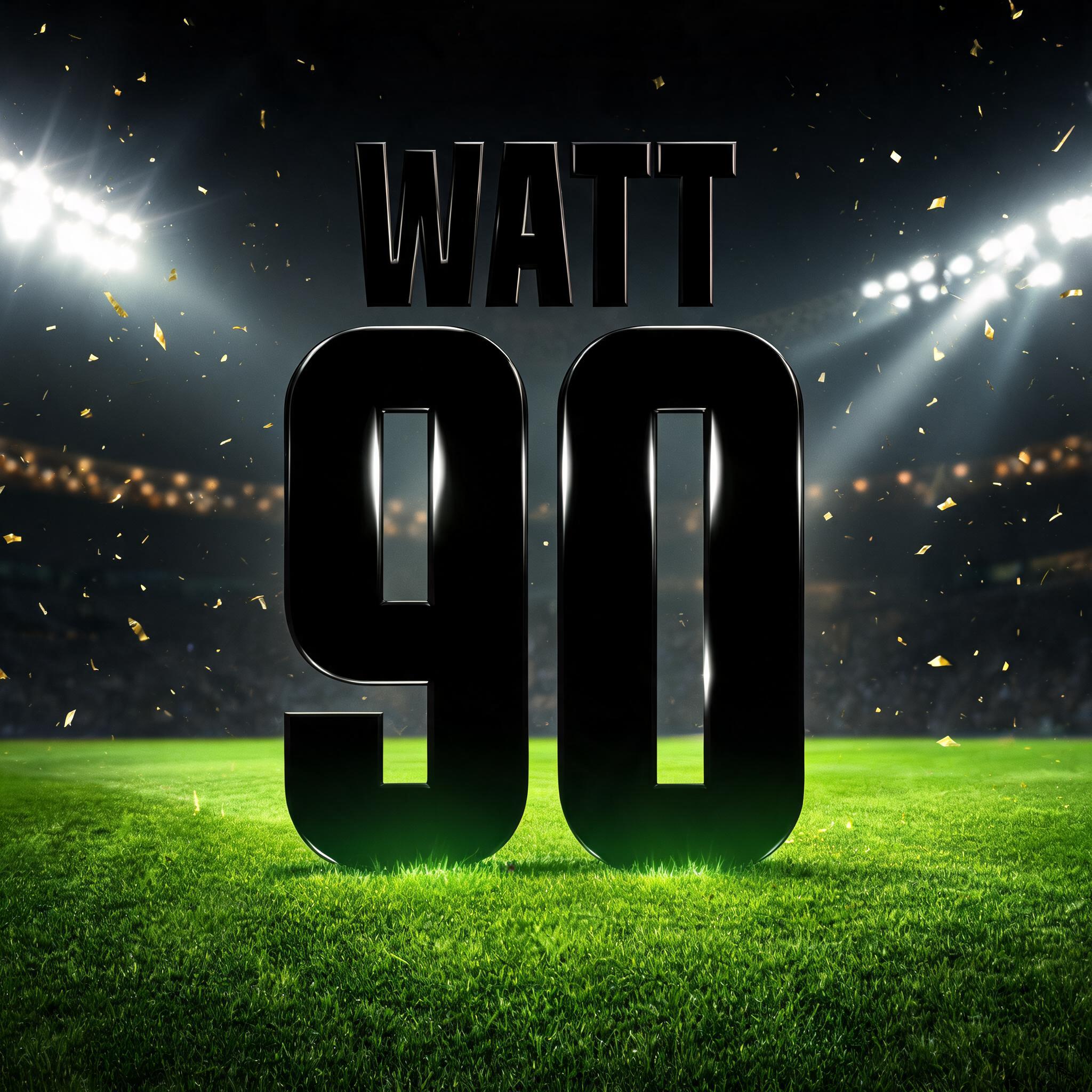 "WATT
90" — Sports Football | AI Text Effect Generator
