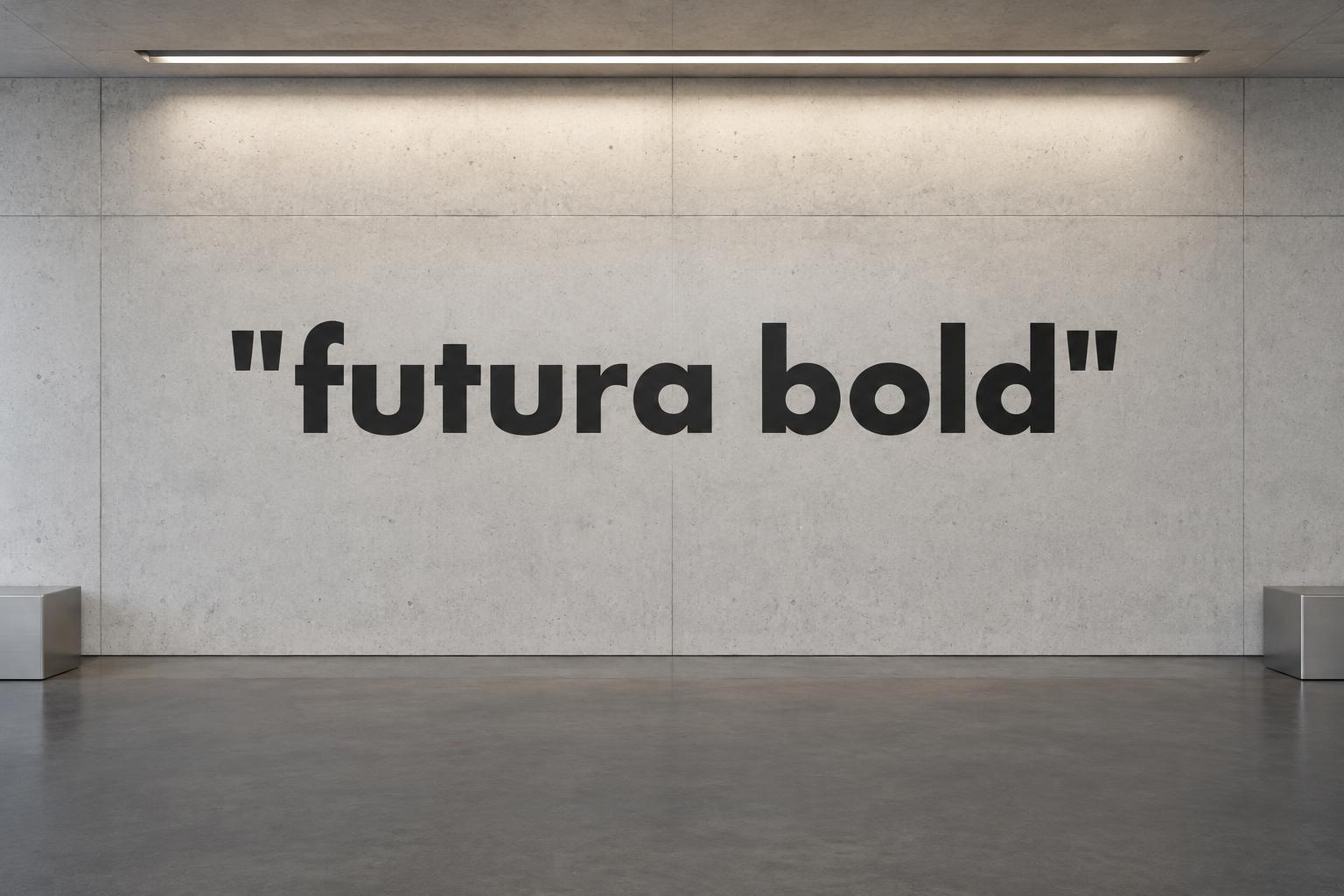 "futura bold" —  | AI Text Effect Generator