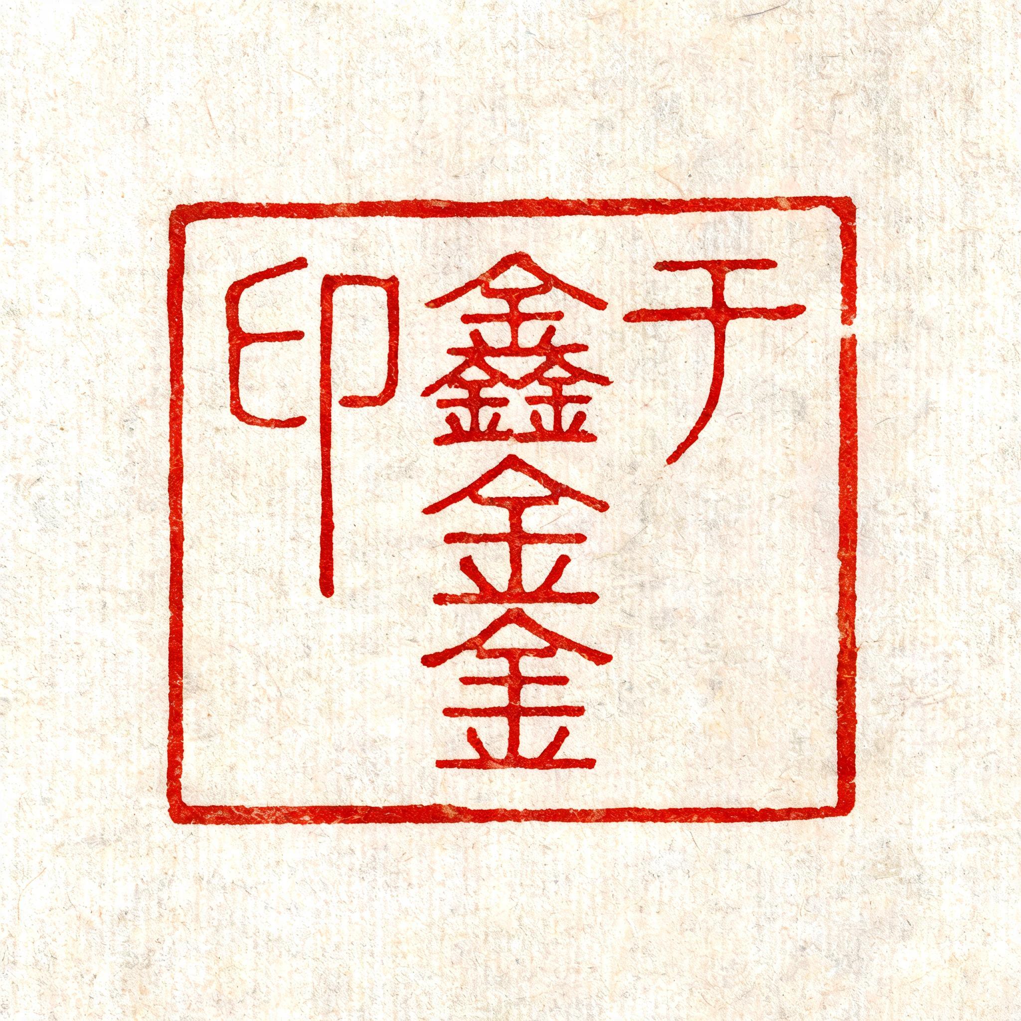 "于鑫印" — Brush Chinese Ink | AI Text Effect Generator