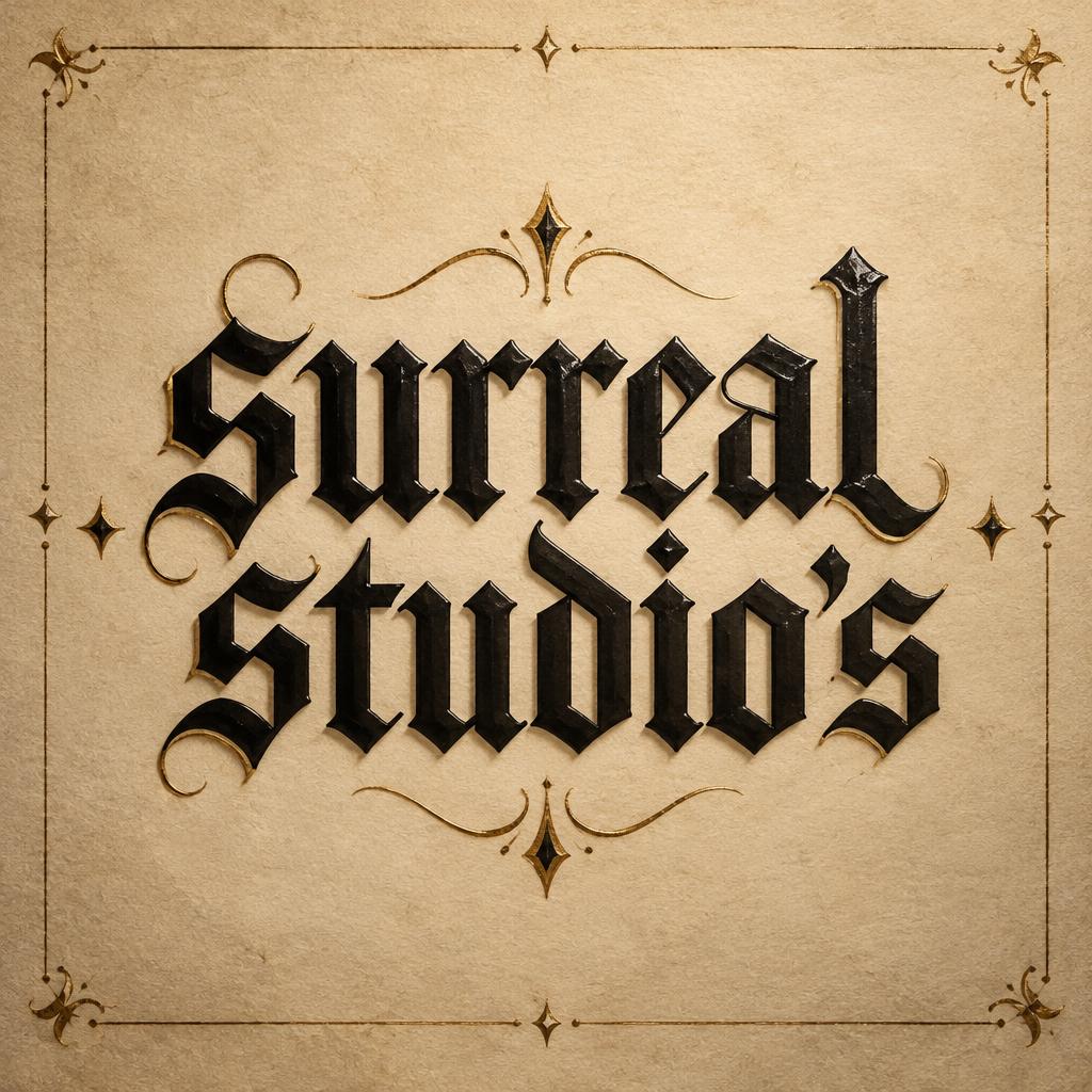 "surreal studio's" — Chicano | AI Text Effect Generator