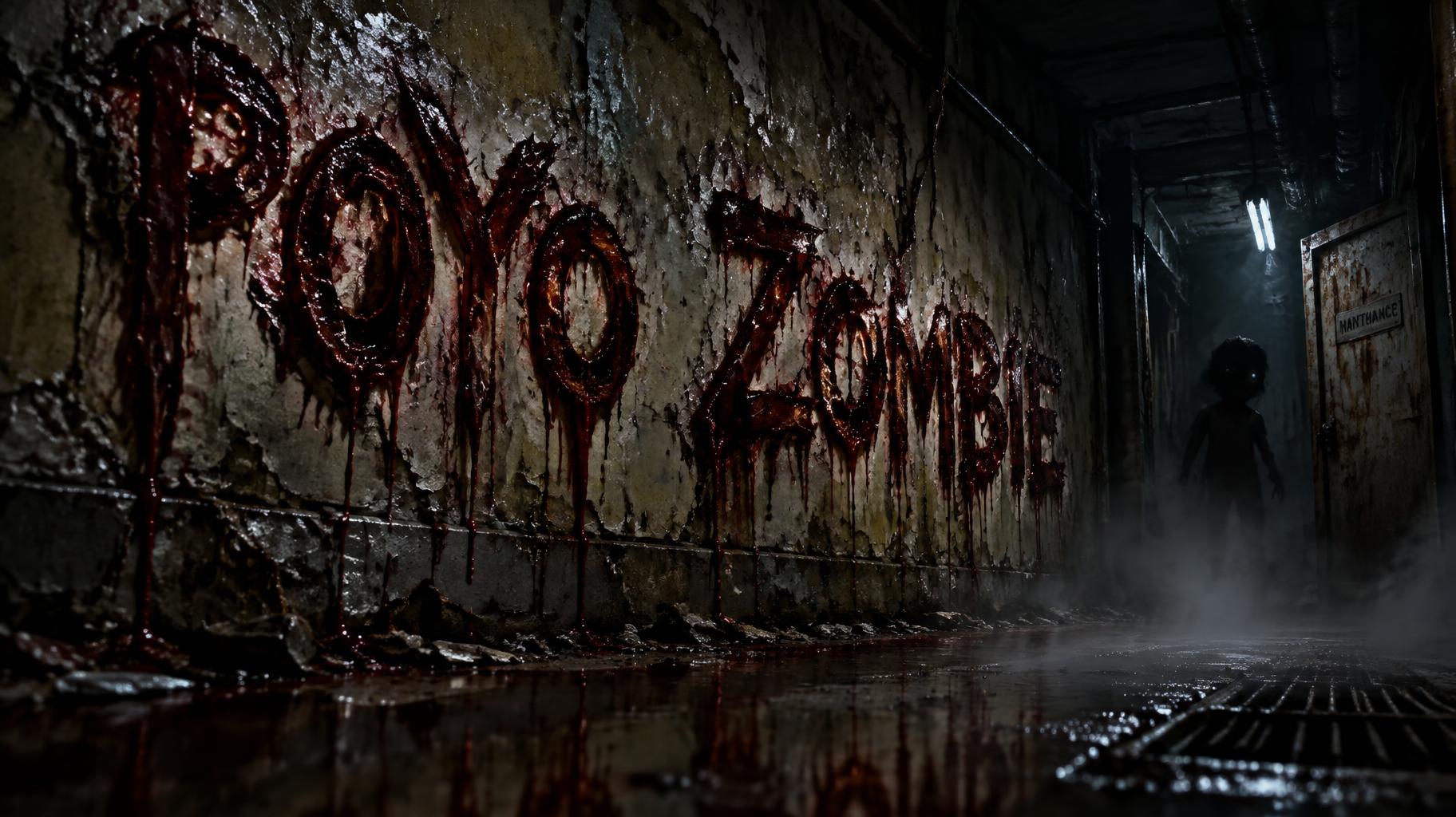 "POYO ZOMBIE" — Cinematic Horror | AI Text Effect Generator