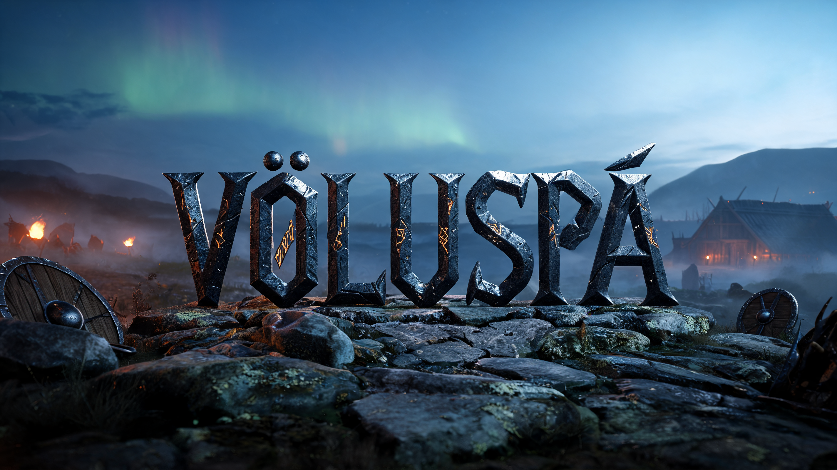 "Völuspá" — Viking | AI Text Effect Generator