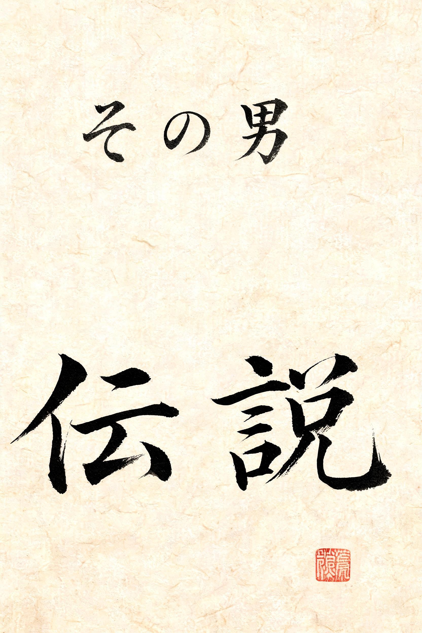 "その男

伝説" — Brush Japanese Ink | AI Text Effect Generator