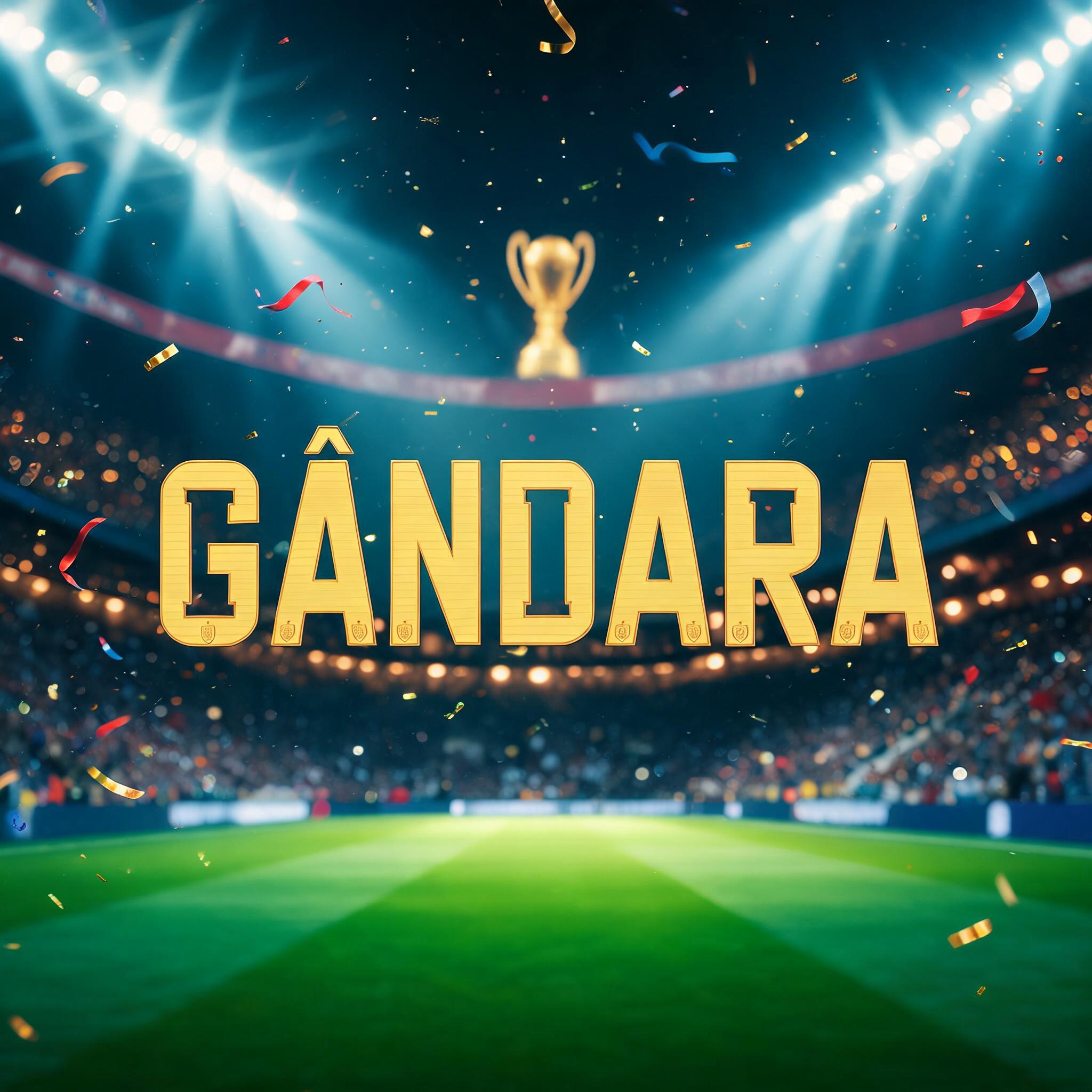 "Gándara" — Sports Football | AI Text Effect Generator