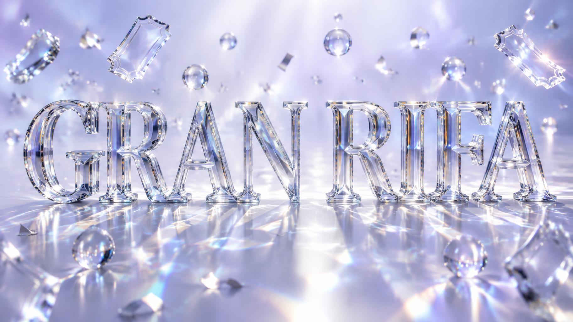 "GRAN RIFA" — Glass | AI Text Effect Generator