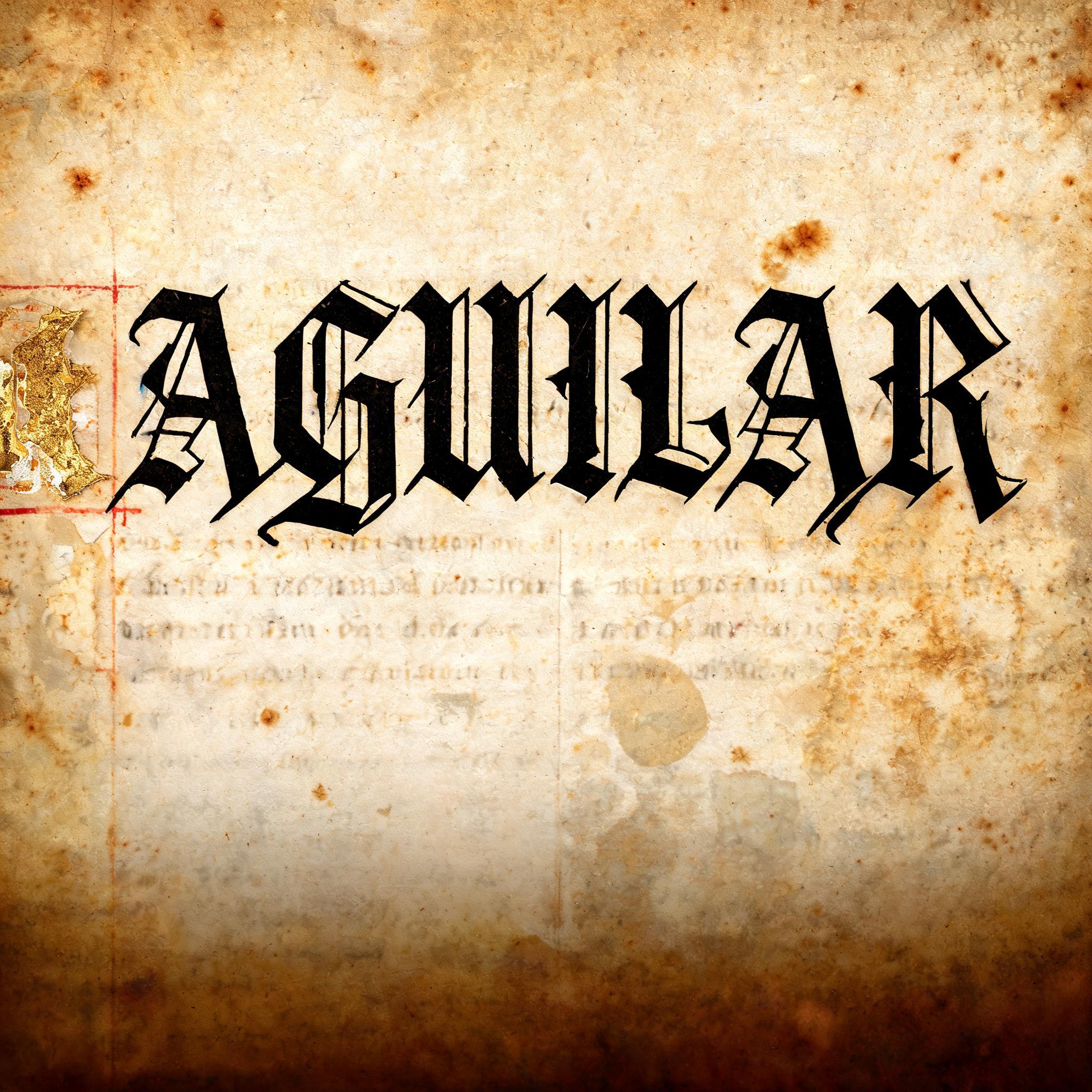 "AGUILAR" —  | AI Text Effect Generator
