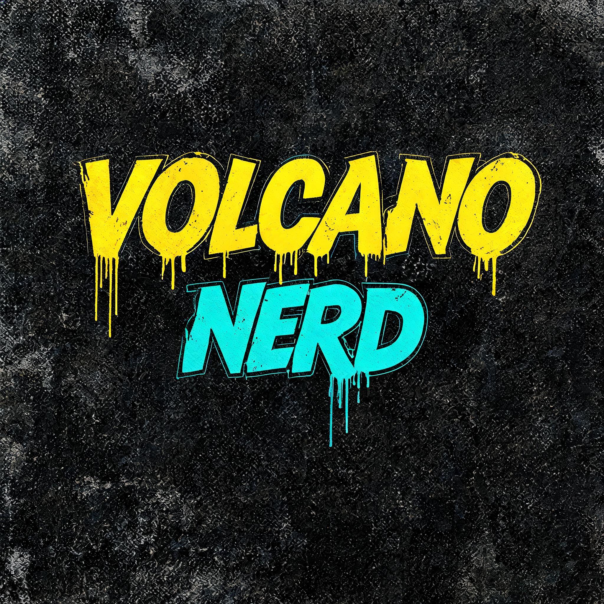 "VOLCANO NERD" — Vintage | AI Text Effect Generator