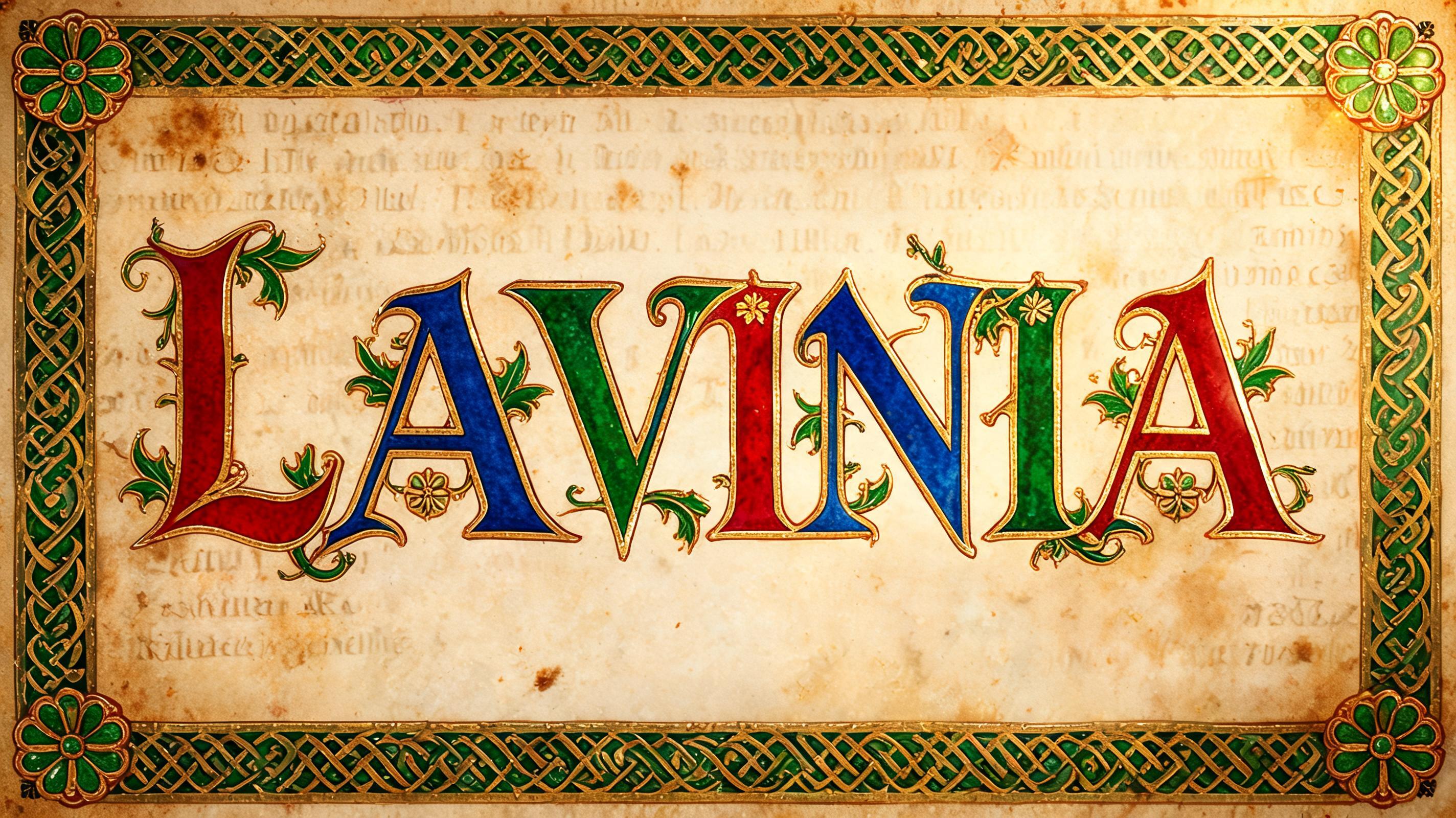 "Lavinia" — Medieval | AI Text Effect Generator