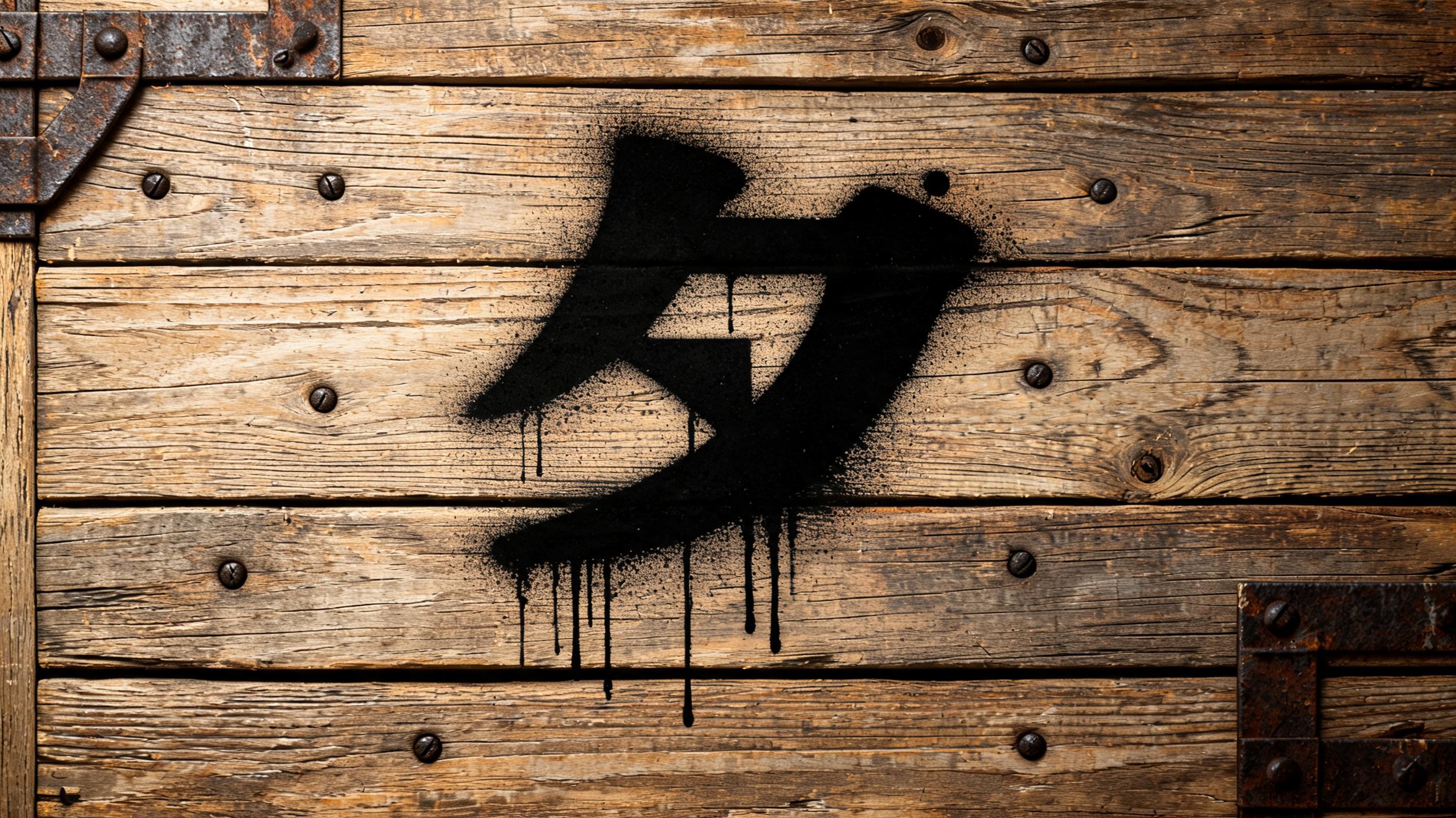 "夕" — Stencil | AI Text Effect Generator