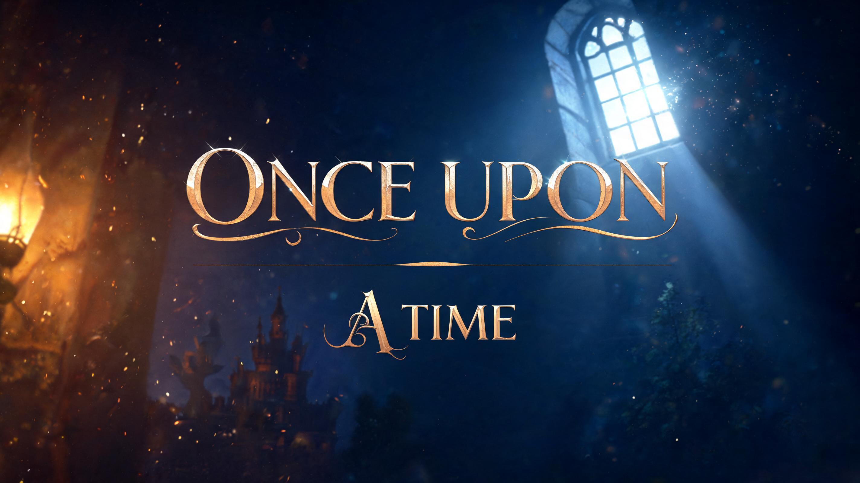 "ONCE UPON
A TIME" — Fairy Tale | AI Text Effect Generator