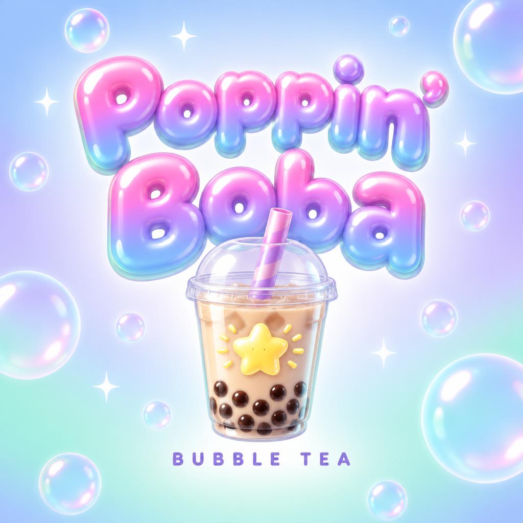 Poppin’
Boba
BUBBLE TEA