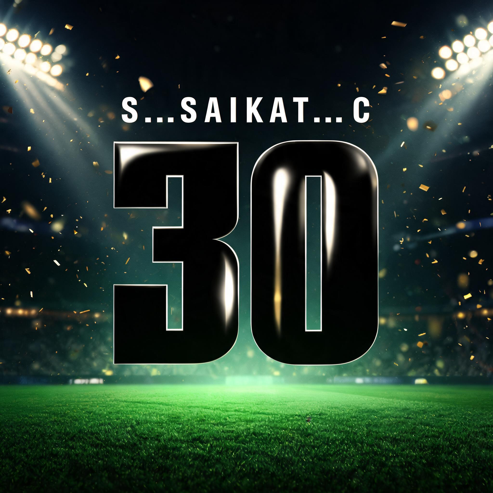 "S...SAIKAT... C
30" — Sports Football | AI Text Effect Generator