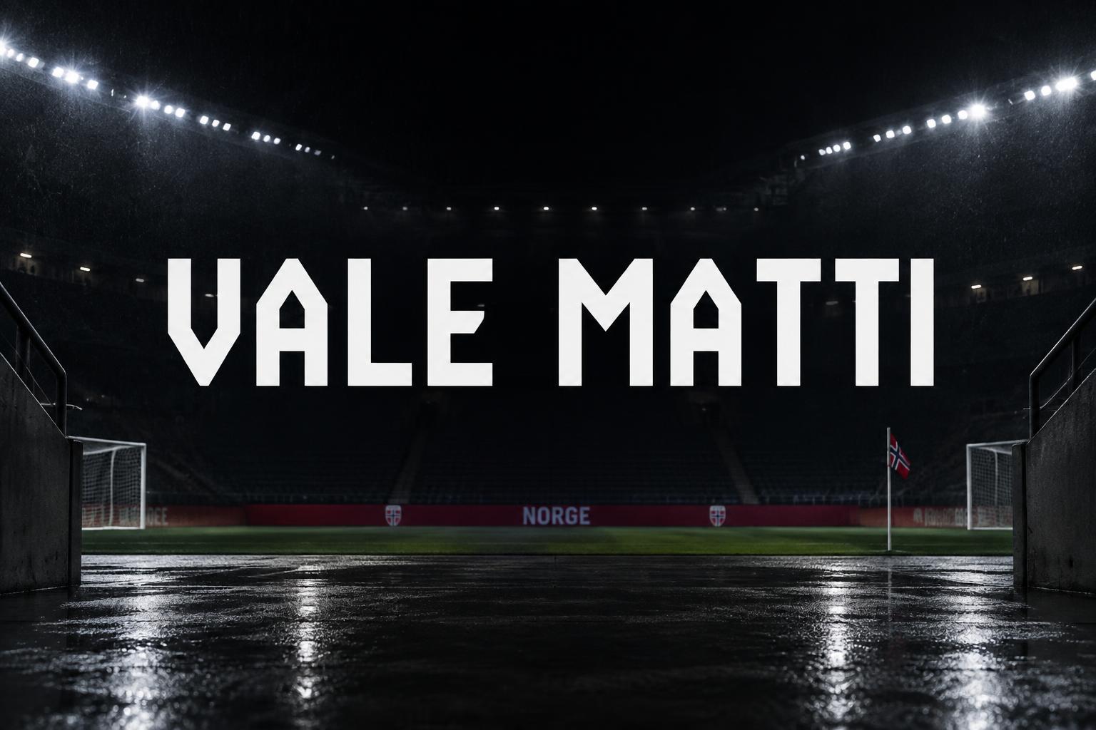 "VALE MATTI" —  | AI Text Effect Generator