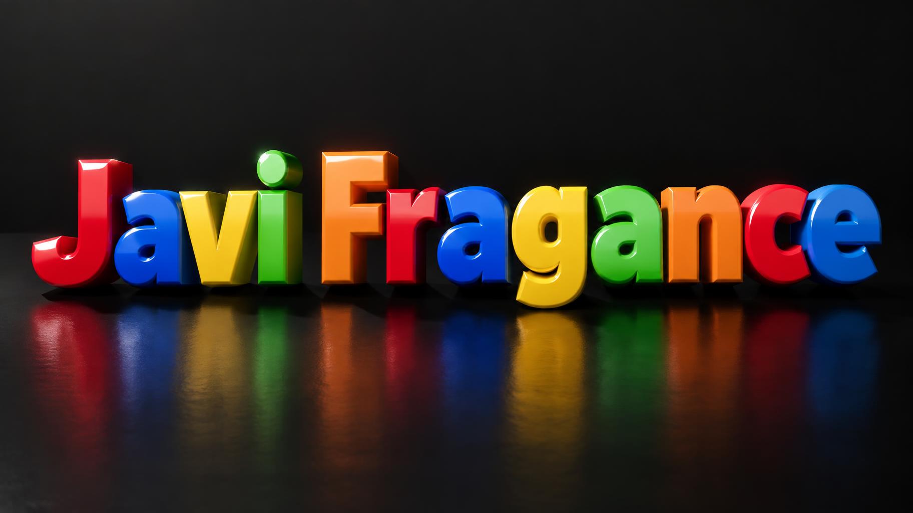 "Javi Fragance" — 3d Bold | AI Text Effect Generator