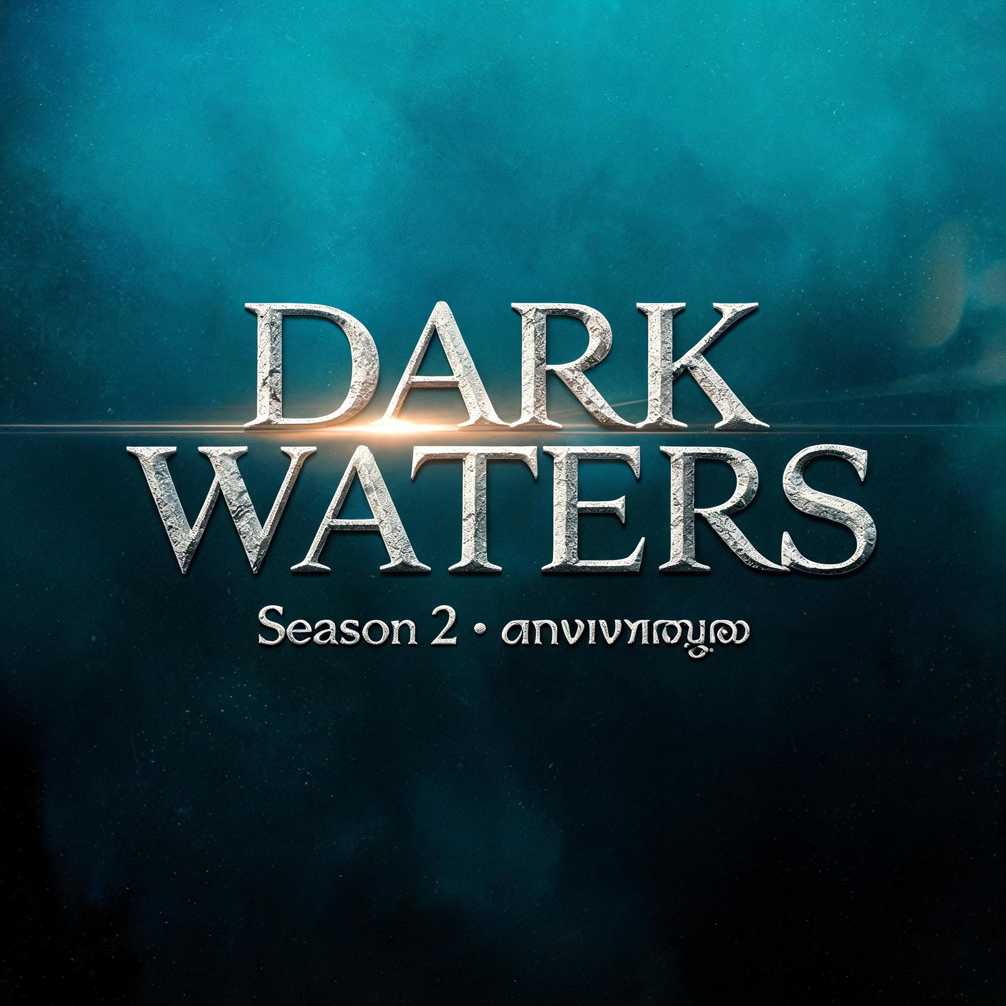 "DARK WATERS
Season 2അനിവാര്യം" — Cinematic Netflix | AI Text Effect Generator