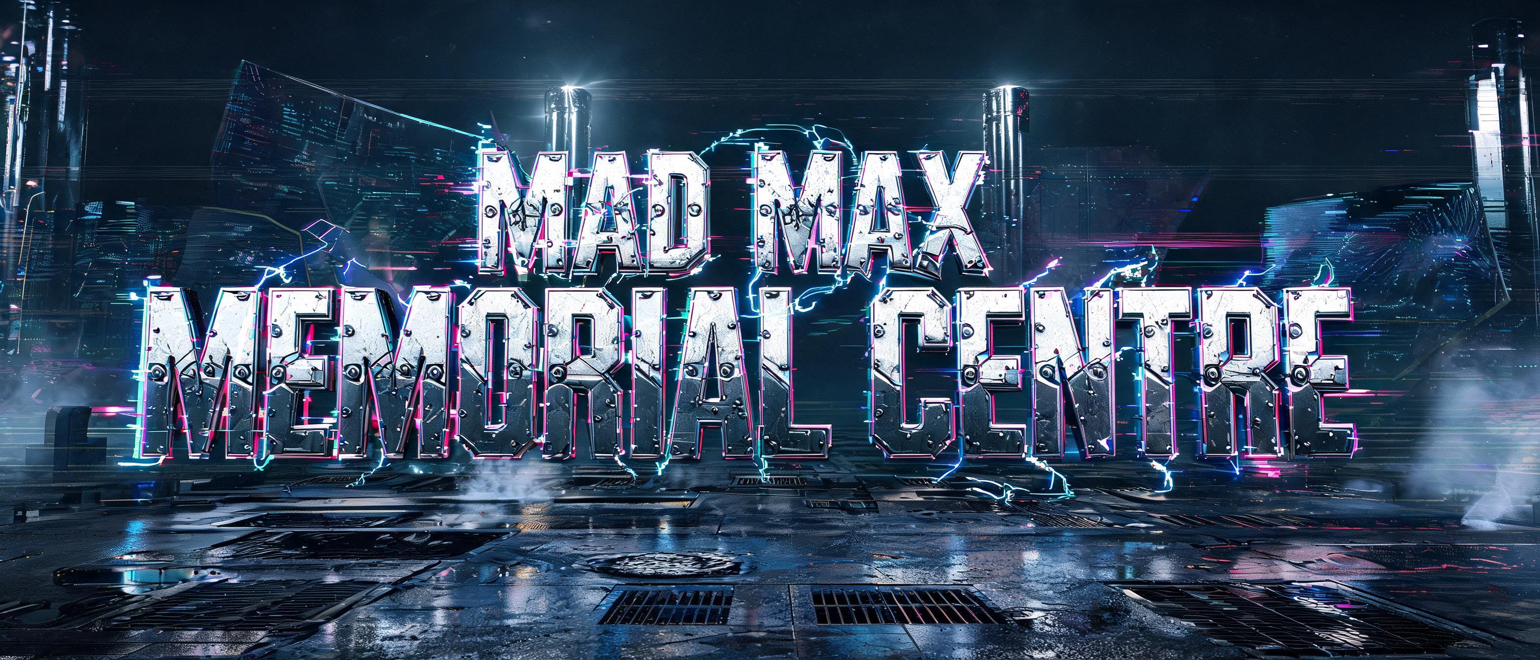 "MAD MAX MEMORIAL CENTRE" — Cyberpunk | AI Text Effect Generator