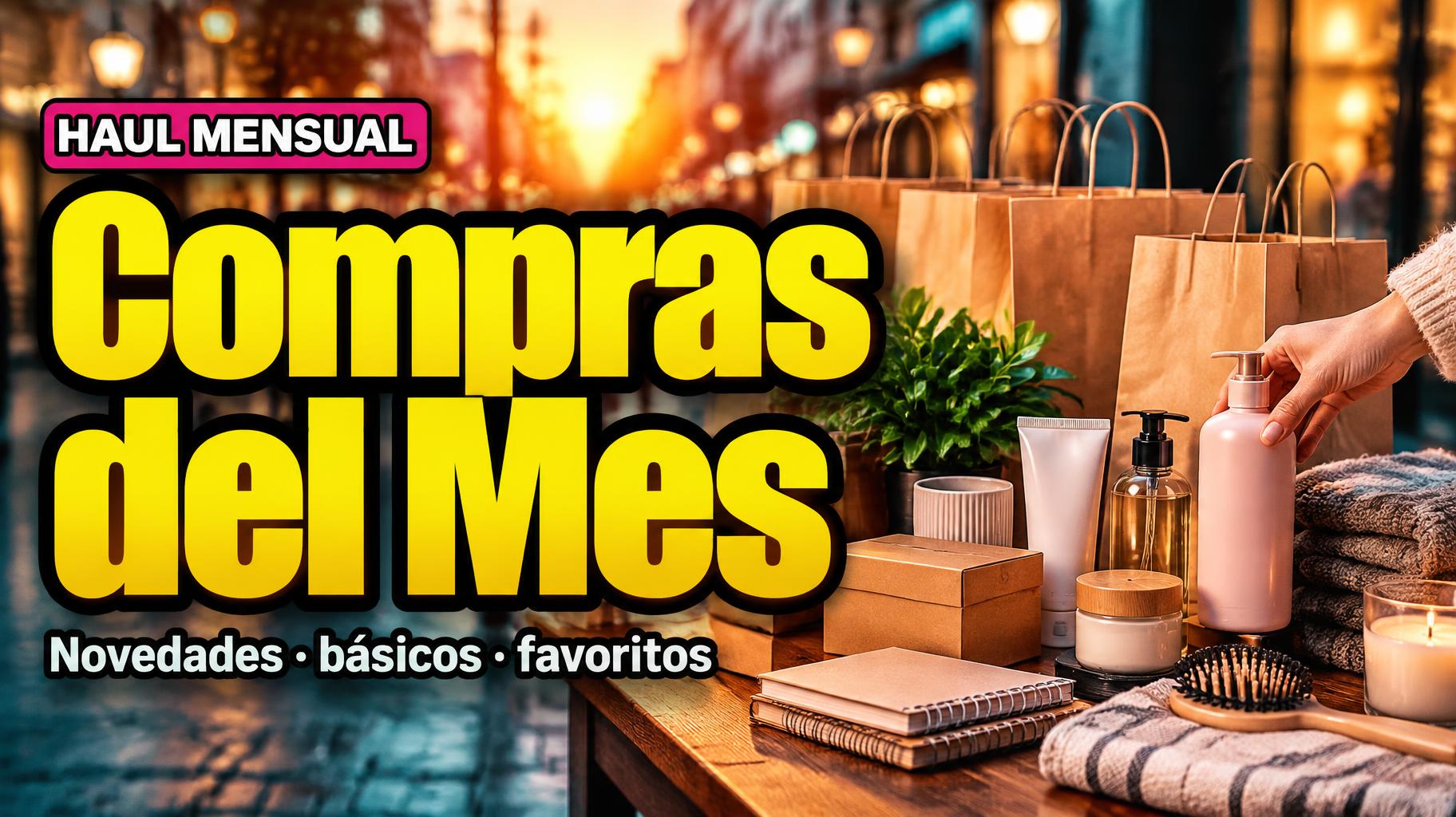 Compras del Mes
HAUL MENSUAL
Novedades · básicos · favoritos