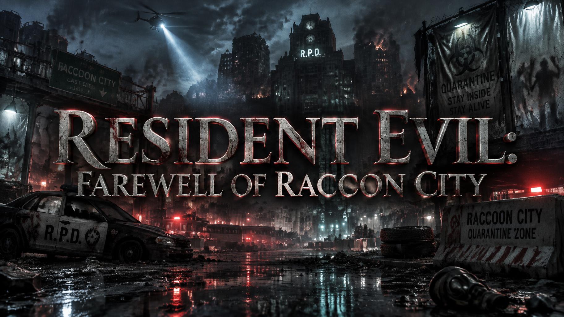 "Resident Evil: Farewell of Racoon City" — Cinematic | AI Text Effect Generator