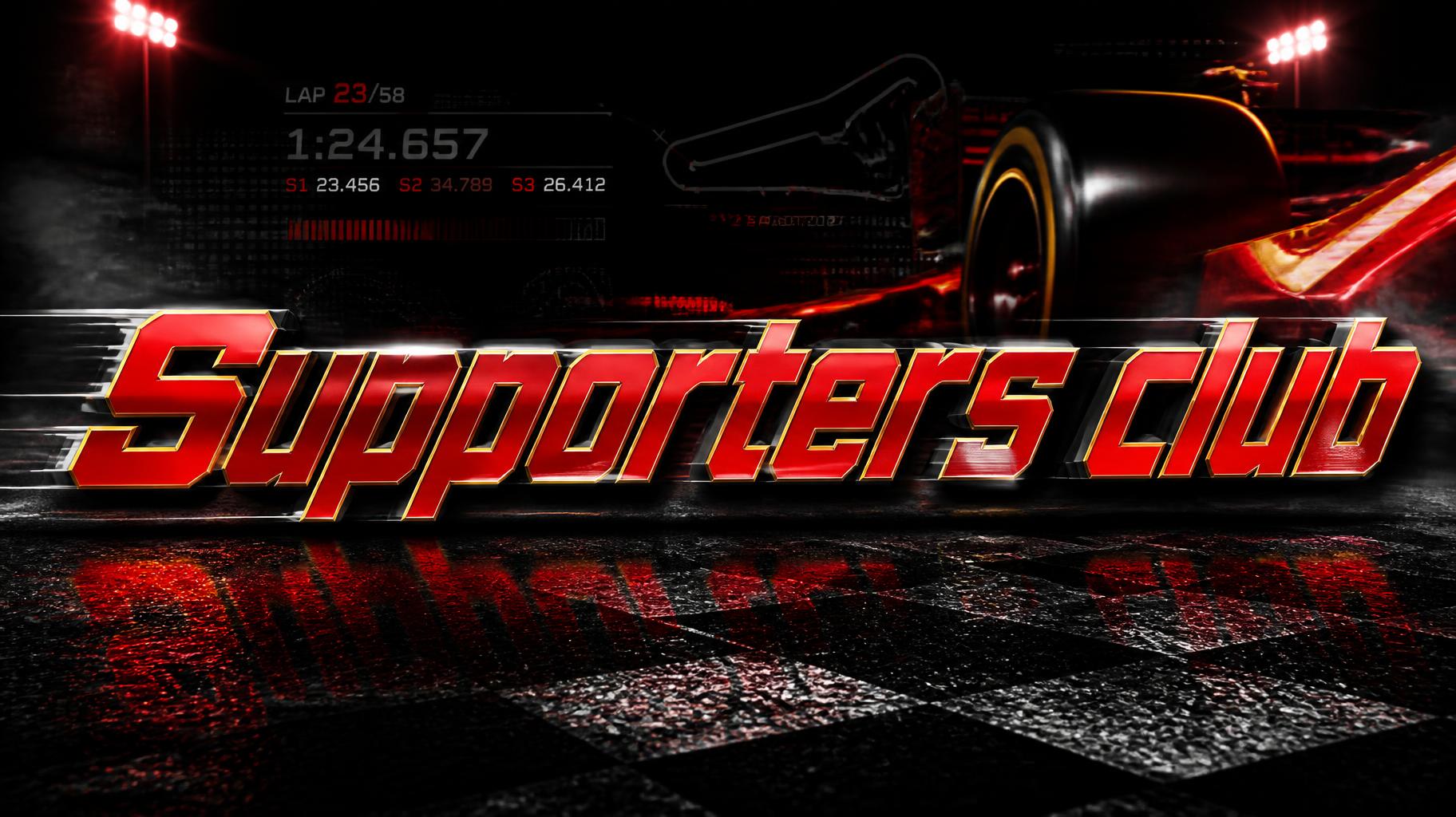 "Supporters club" — Racing | AI Text Effect Generator