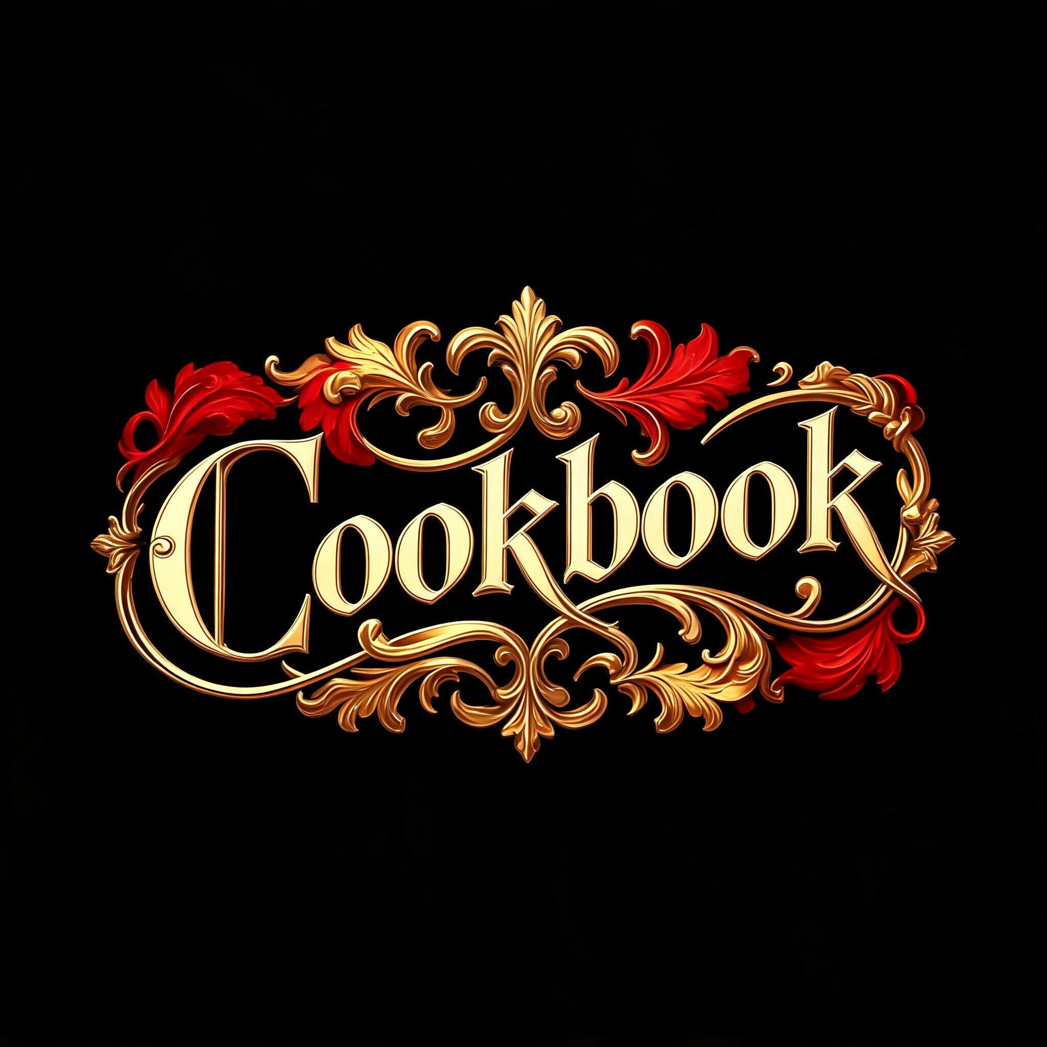 "Cookbook" — Cursive | AI Text Effect Generator