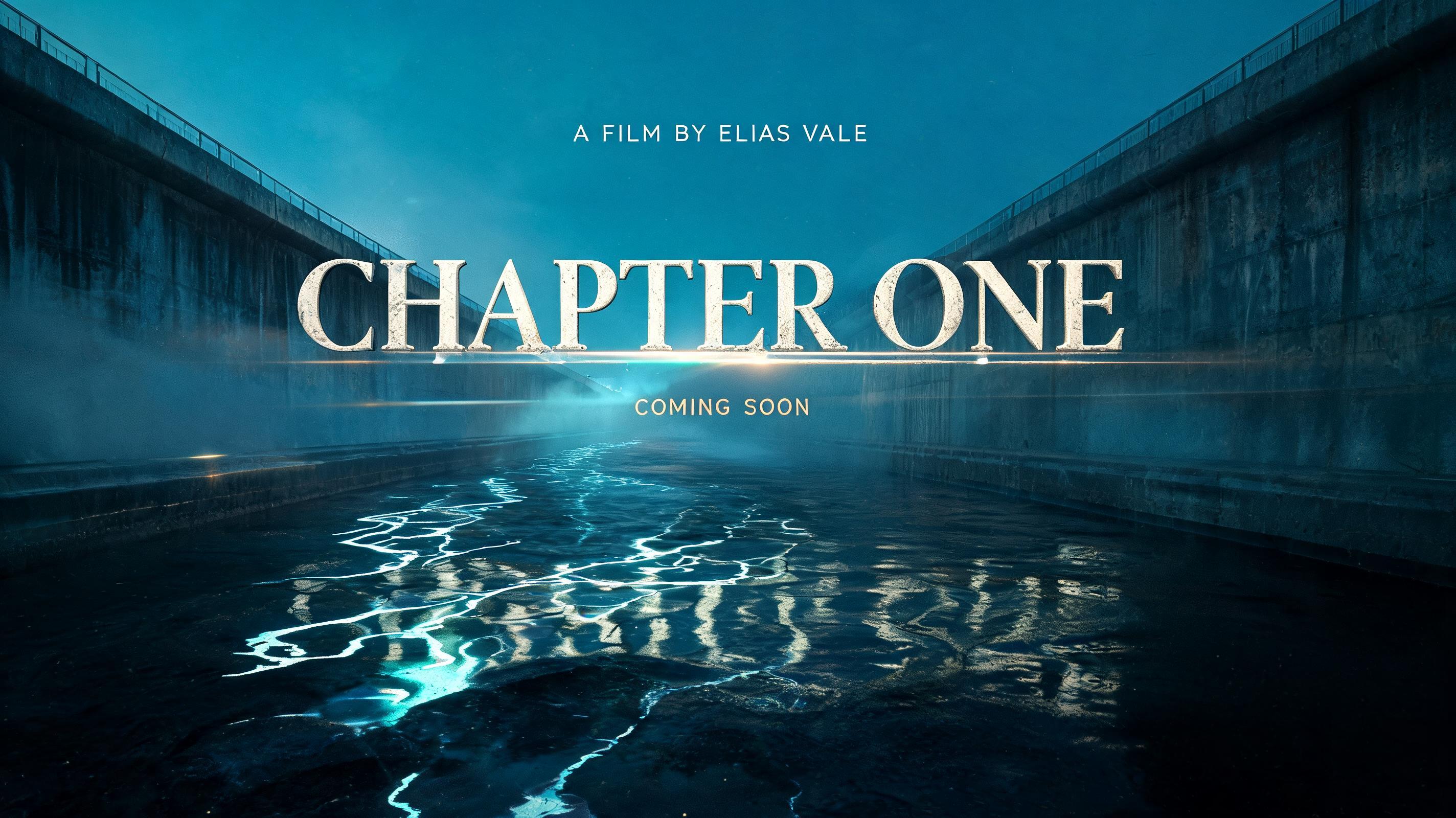 "Make me a film title card that says CHAPTER ONE built into the shot" — Cinematic Netflix | AI Text Effect Generator