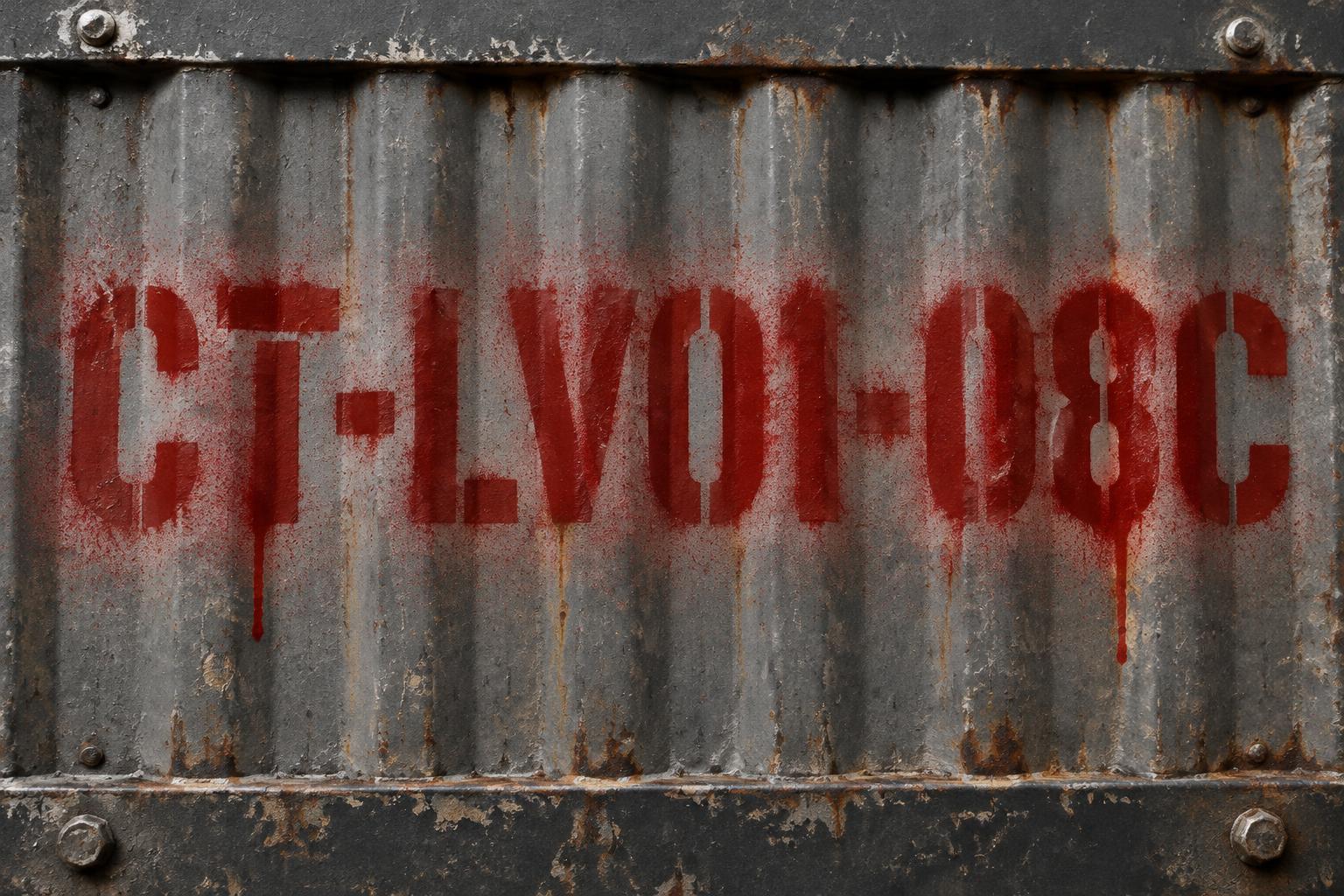 "CT-LV01-08C" — Stencil | AI Text Effect Generator