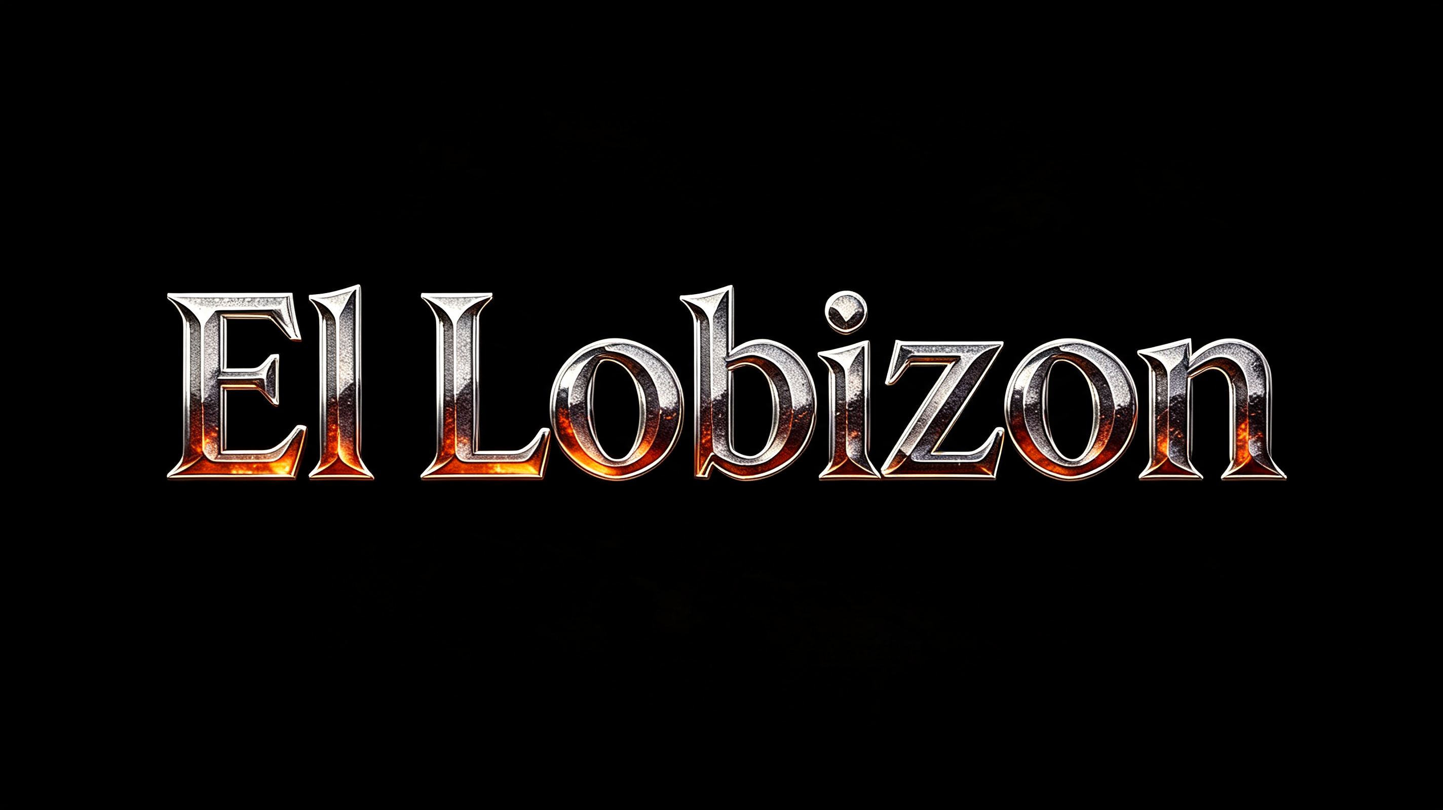 "El Lobizon" — Cinematic Blockbuster text effect