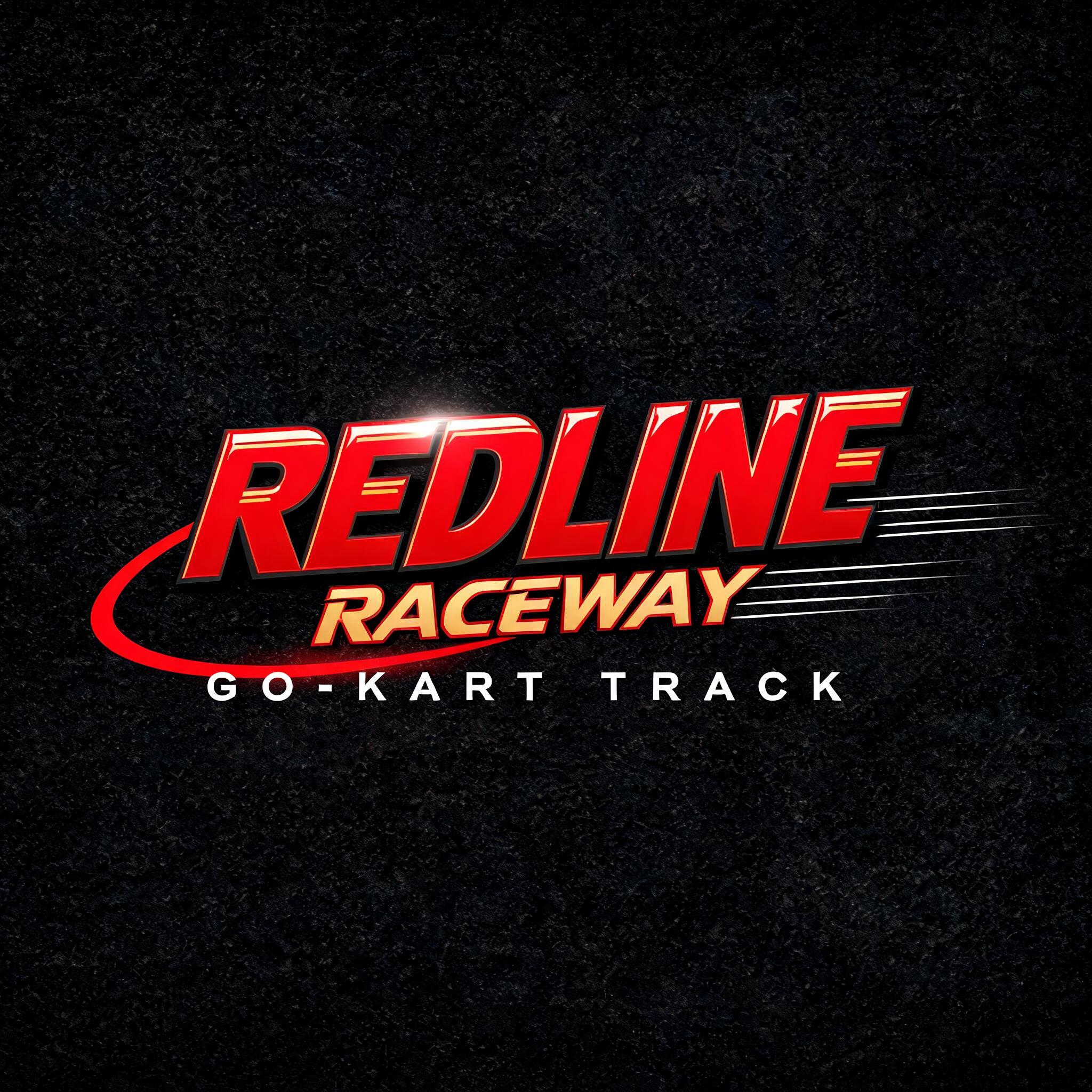 "REDLINE
RACEWAY
GO-KART TRACK" — Racing | AI Text Effect Generator