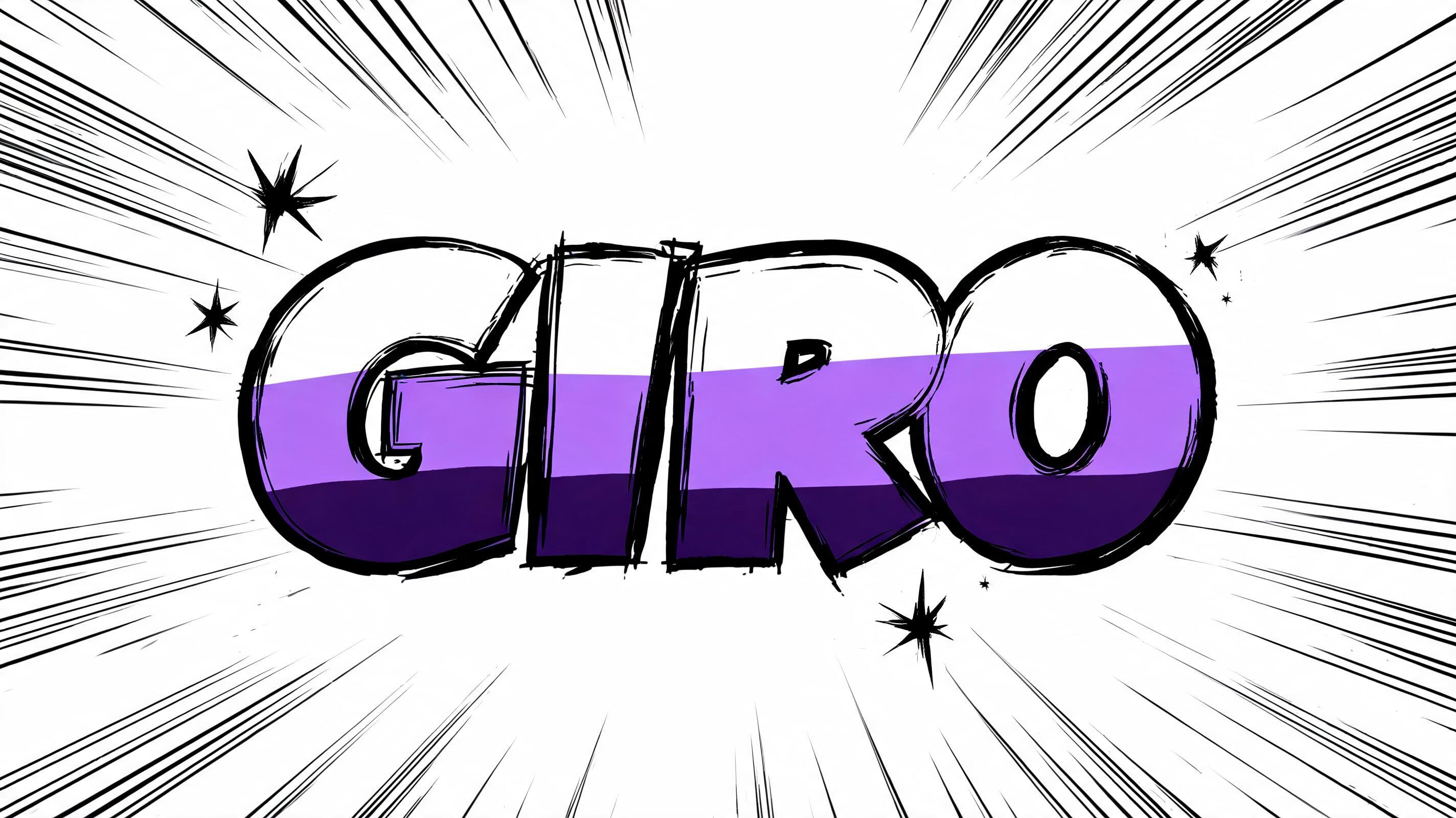 "GIRO" — Anime | AI Text Effect Generator