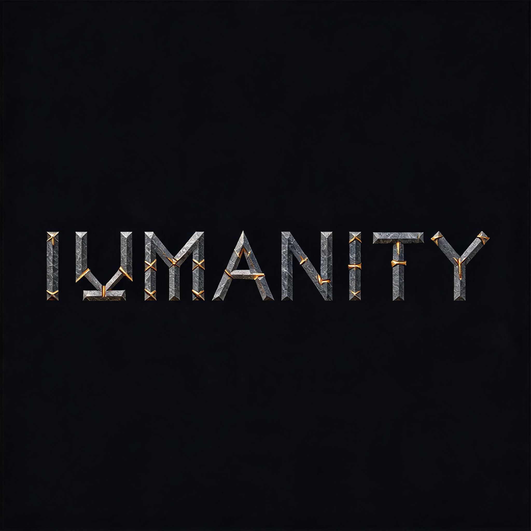 "iumanity" — Viking Runic | AI Text Effect Generator