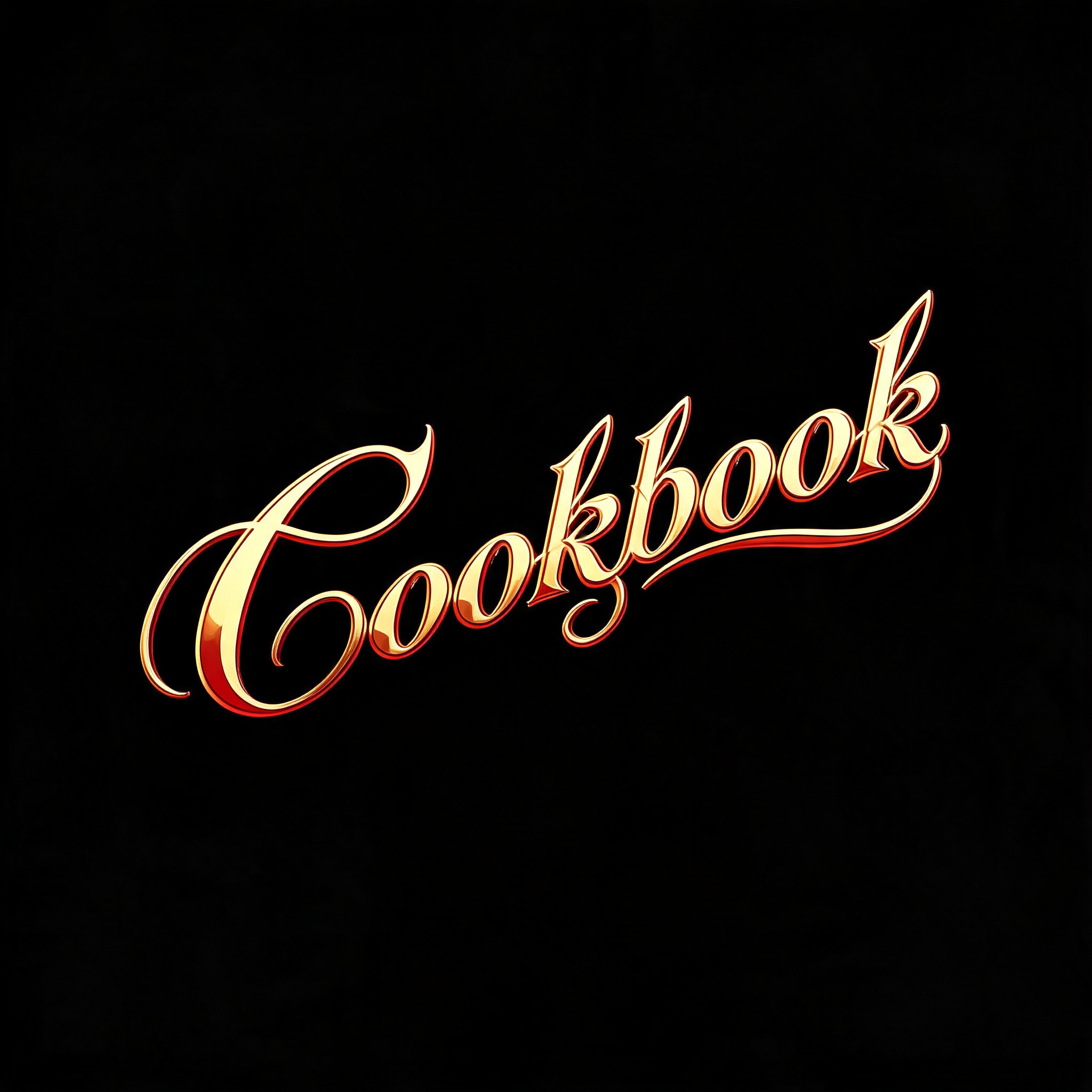 "Cookbook" — Cursive | AI Text Effect Generator