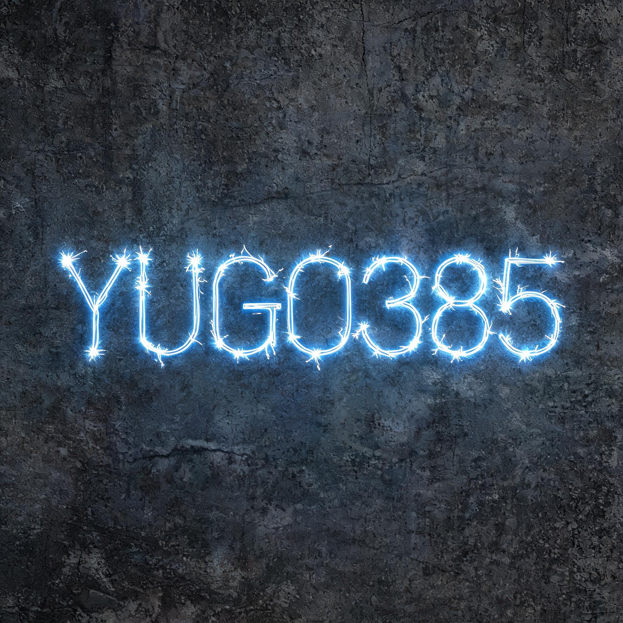 "YUGO385" — Neon Sign | AI Text Effect Generator