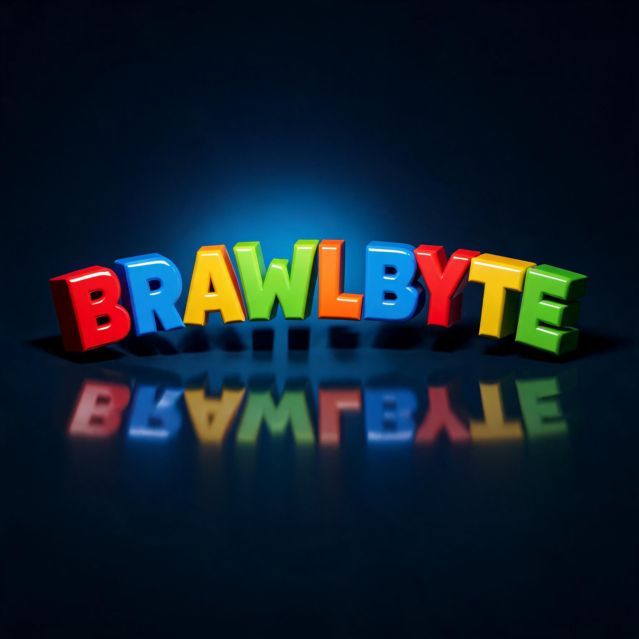 "BRAWLBYTE" — 3d Bold | AI Text Effect Generator