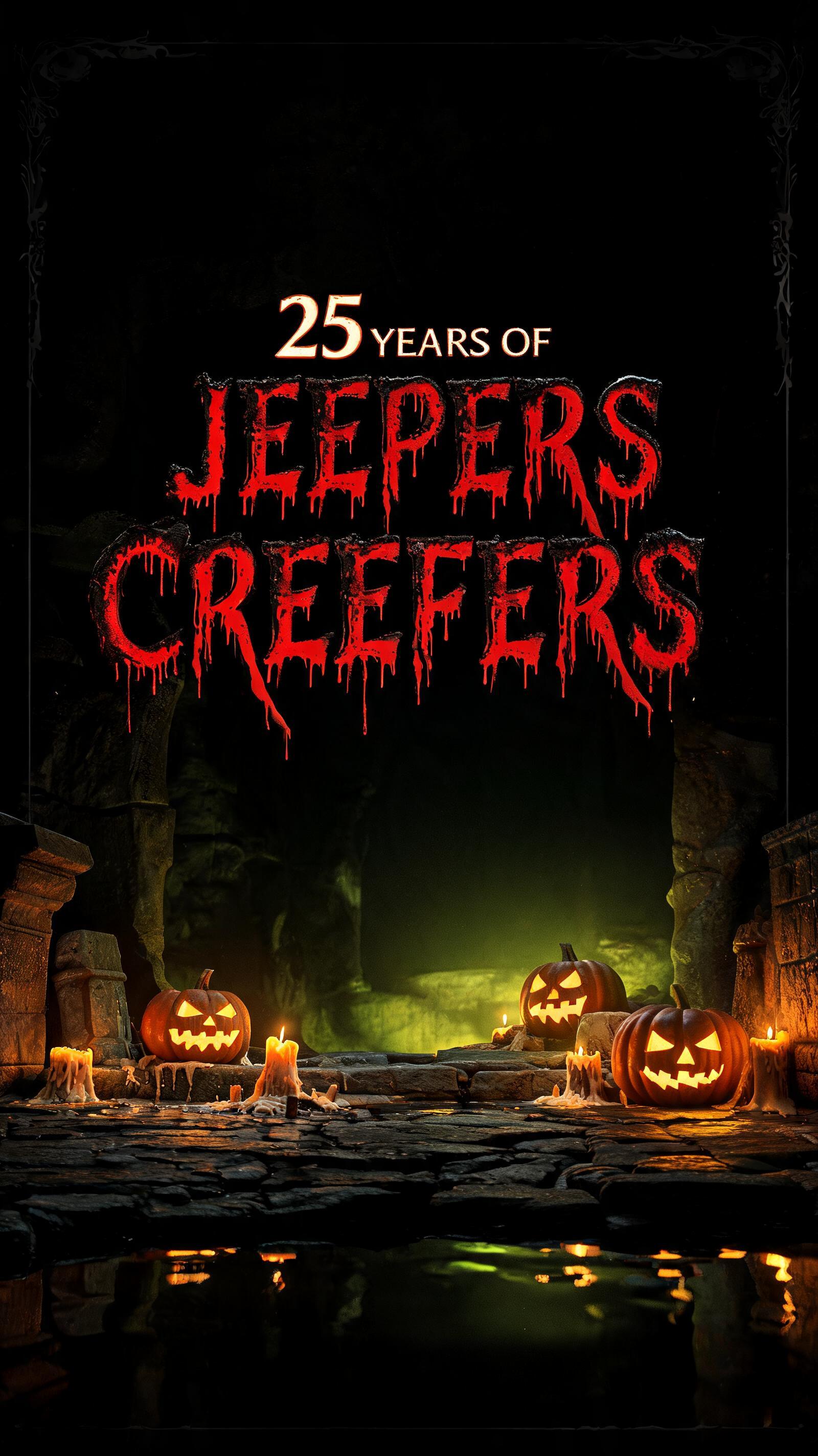 "25 years of Jeepers Creepers" — Horror | AI Text Effect Generator