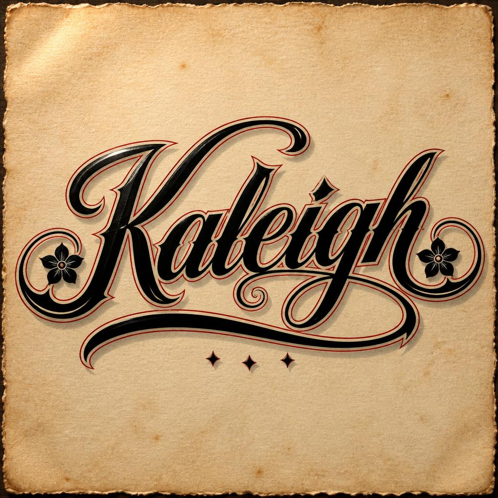 "Kaleigh" — Chicano | AI Text Effect Generator