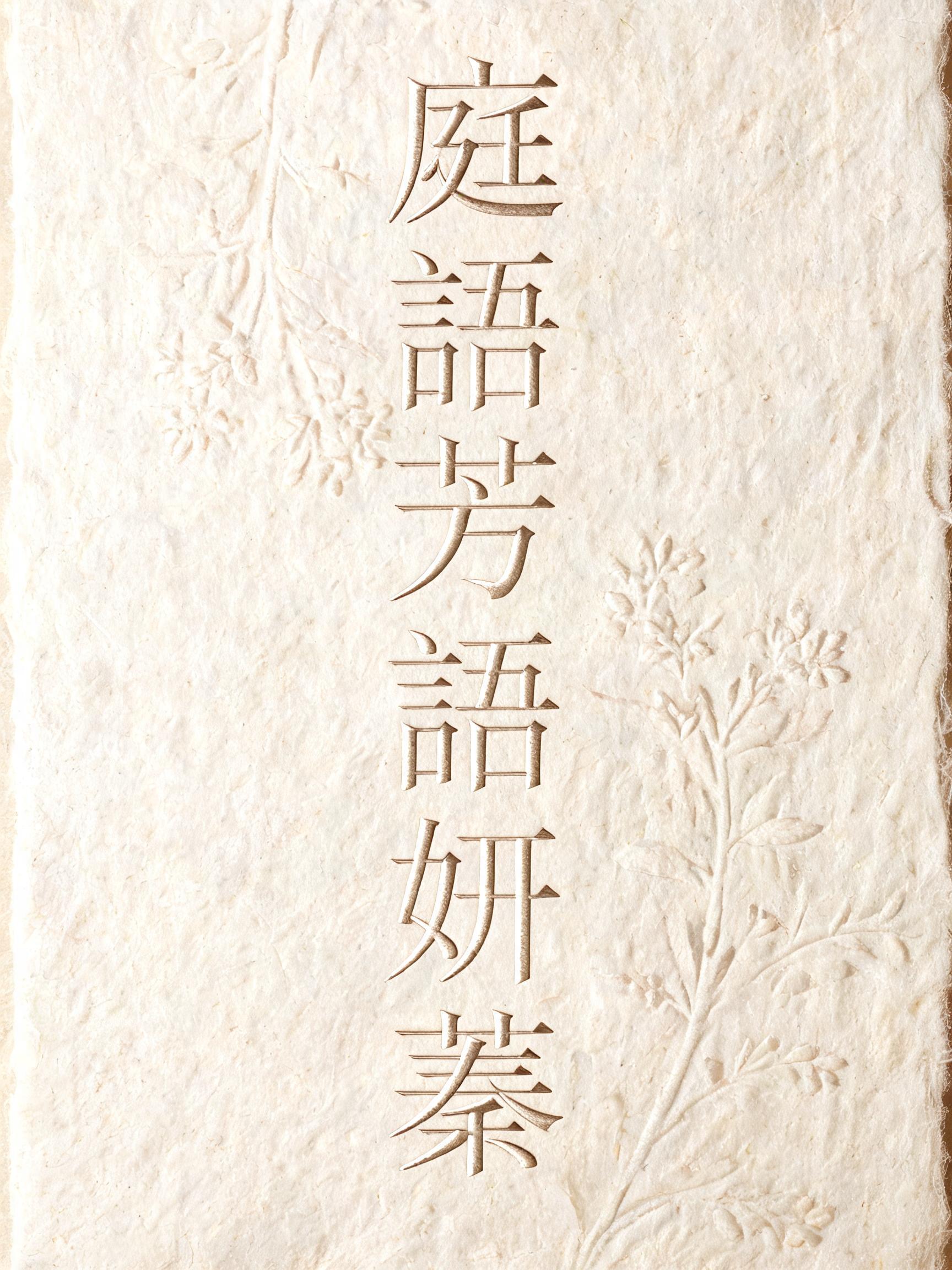 "庭語芳語妍蓁" — Emboss | AI Text Effect Generator