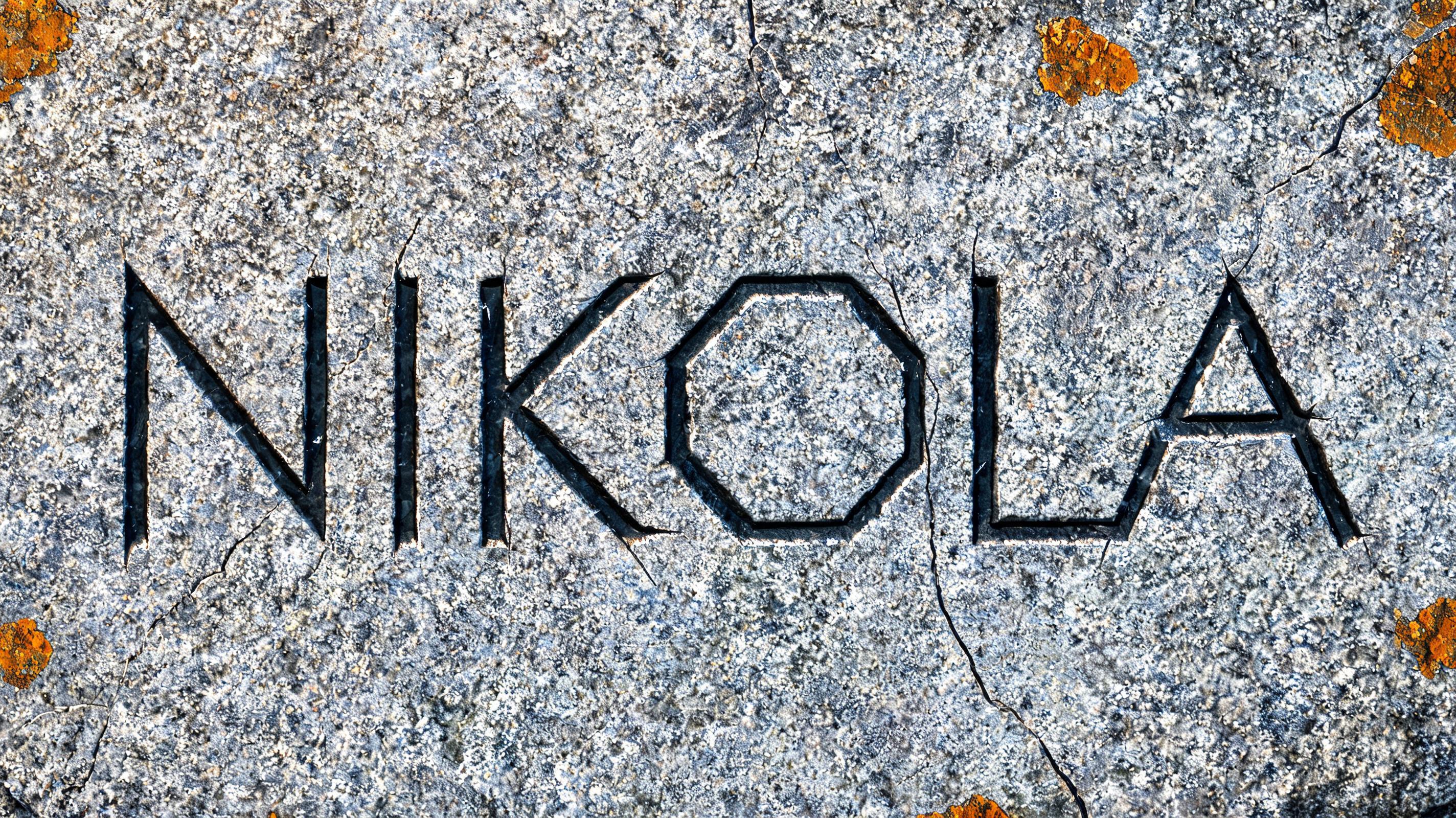 "Nikola" — Viking | AI Text Effect Generator
