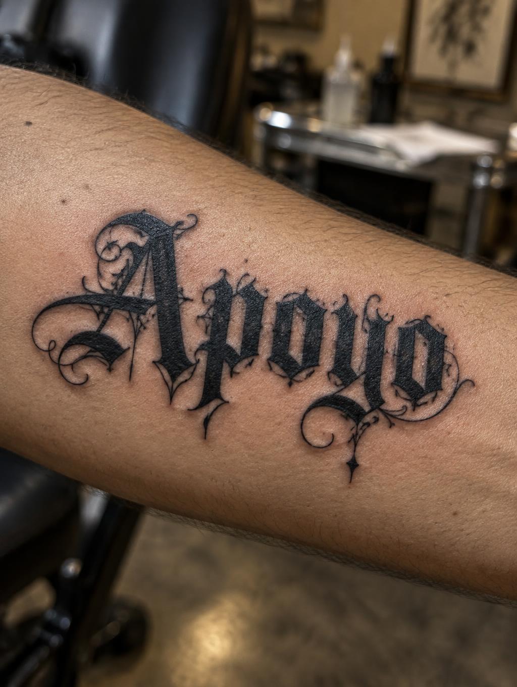 "Apoyo" — Tattoo | AI Text Effect Generator
