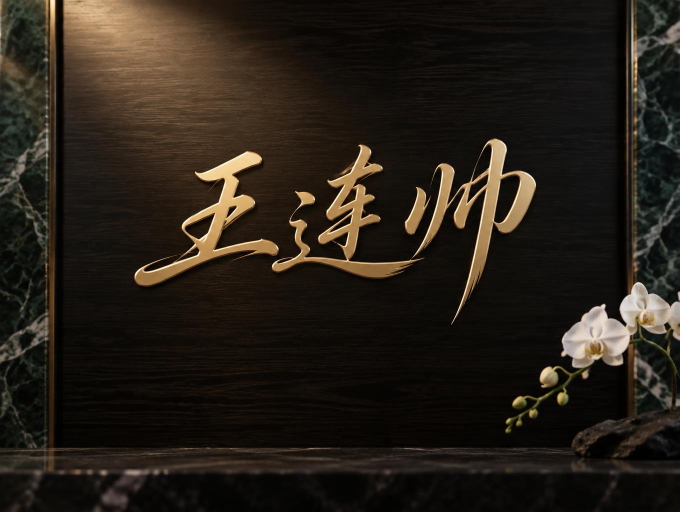 "王连帅" —  | AI Text Effect Generator