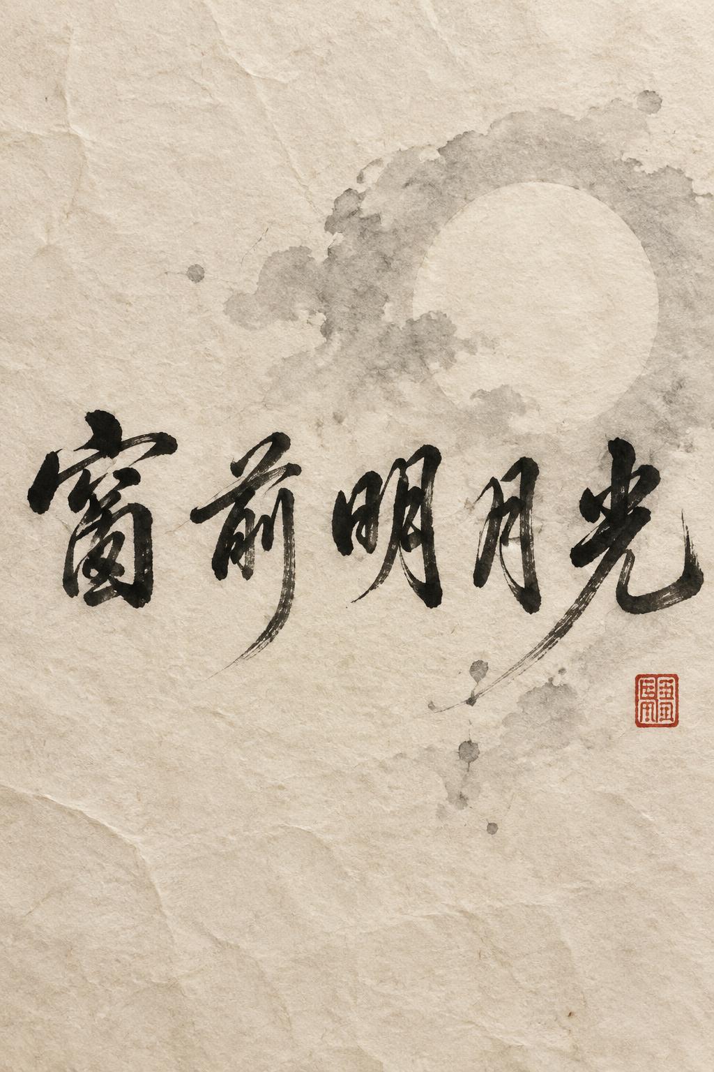 窗前明月光