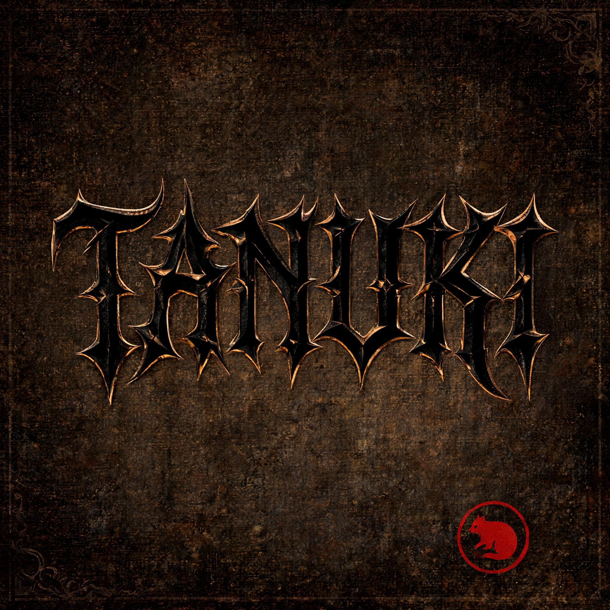 "TANUKI" — Gothic Font text effect