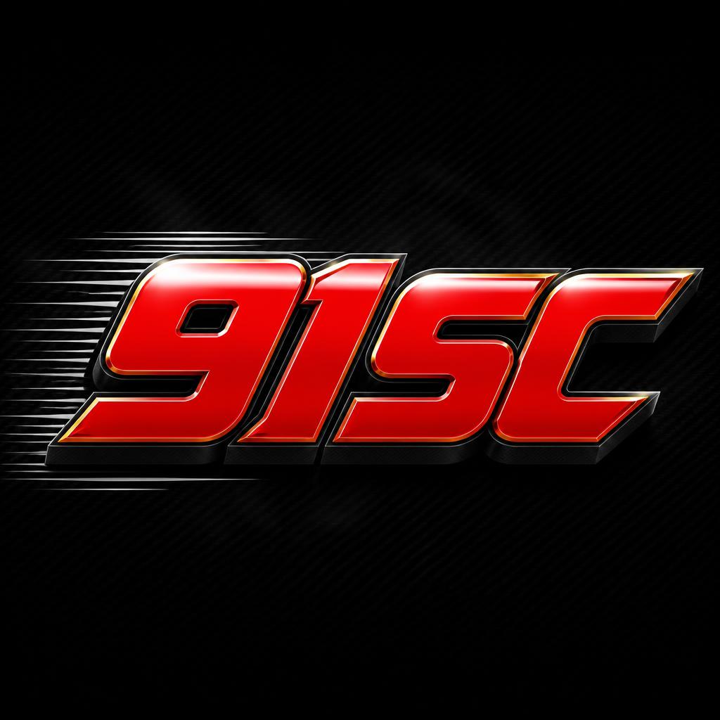 "91SC" — Racing | AI Text Effect Generator