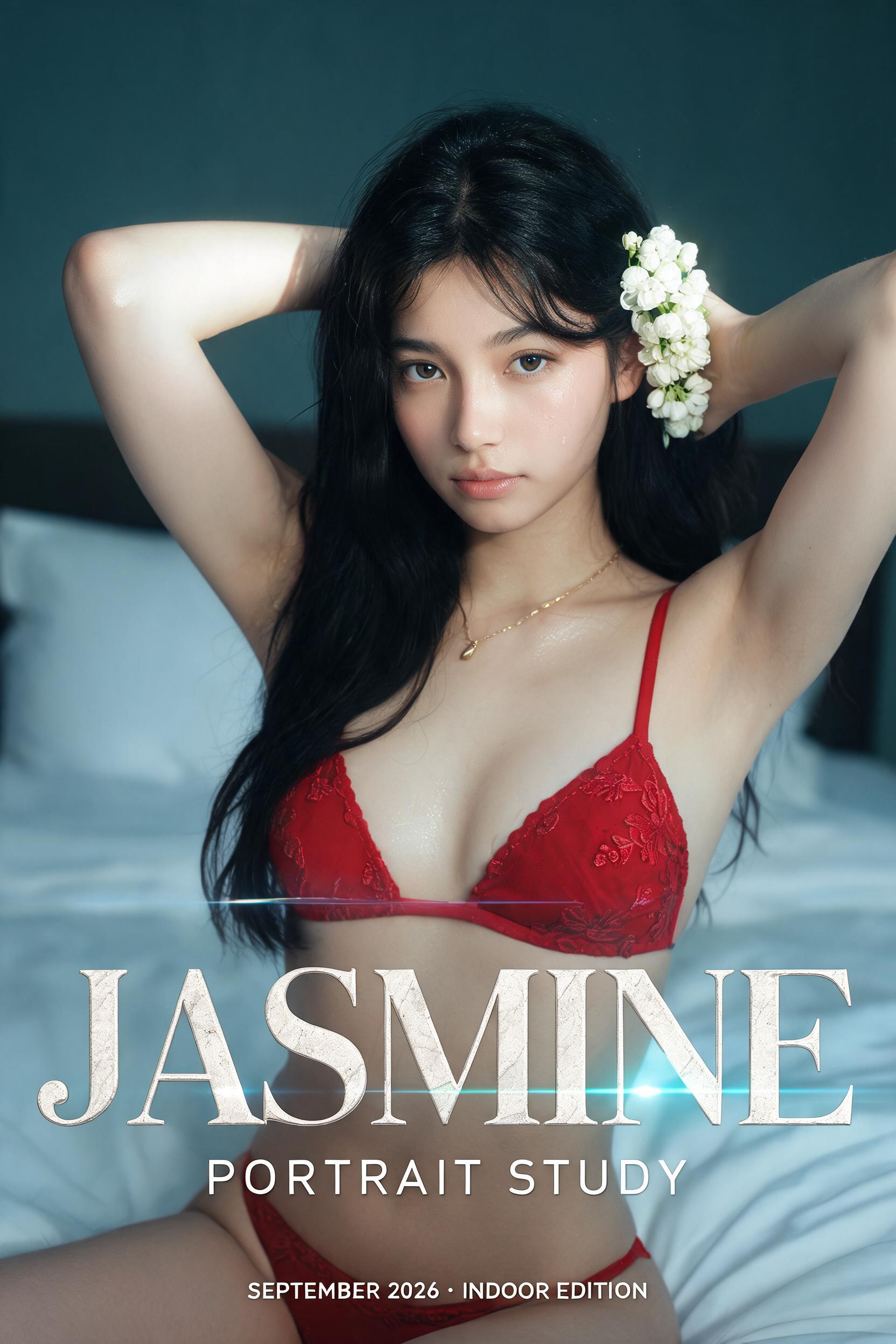 JASMINE
PORTRAIT STUDY
SEPTEMBER 2026 · INDOOR EDITION